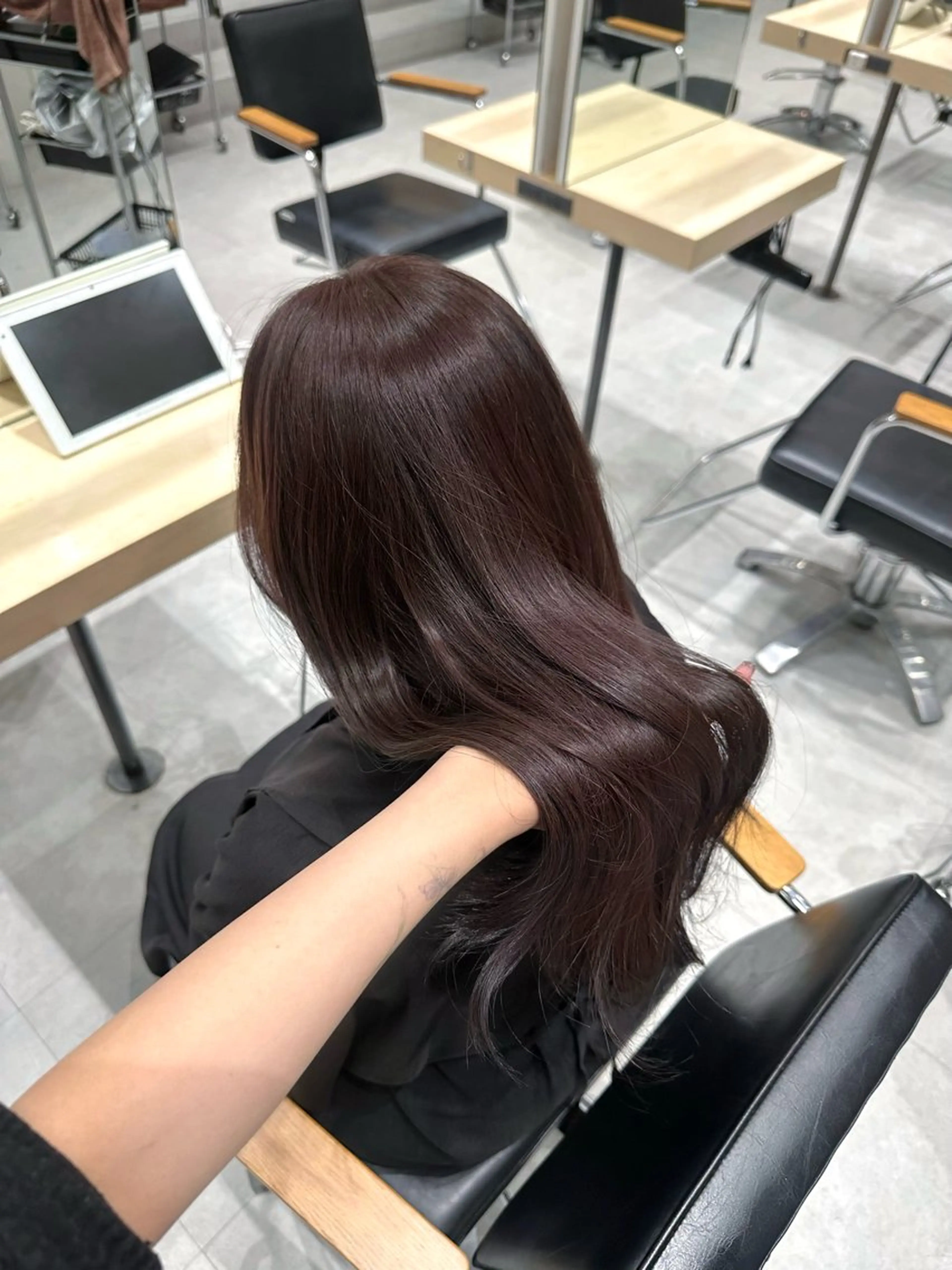 ロング カラー ラベンダーカラー ピンクカラー ピンクラベンダー Rei /透明感×韓国ヘアのヘアスタイル