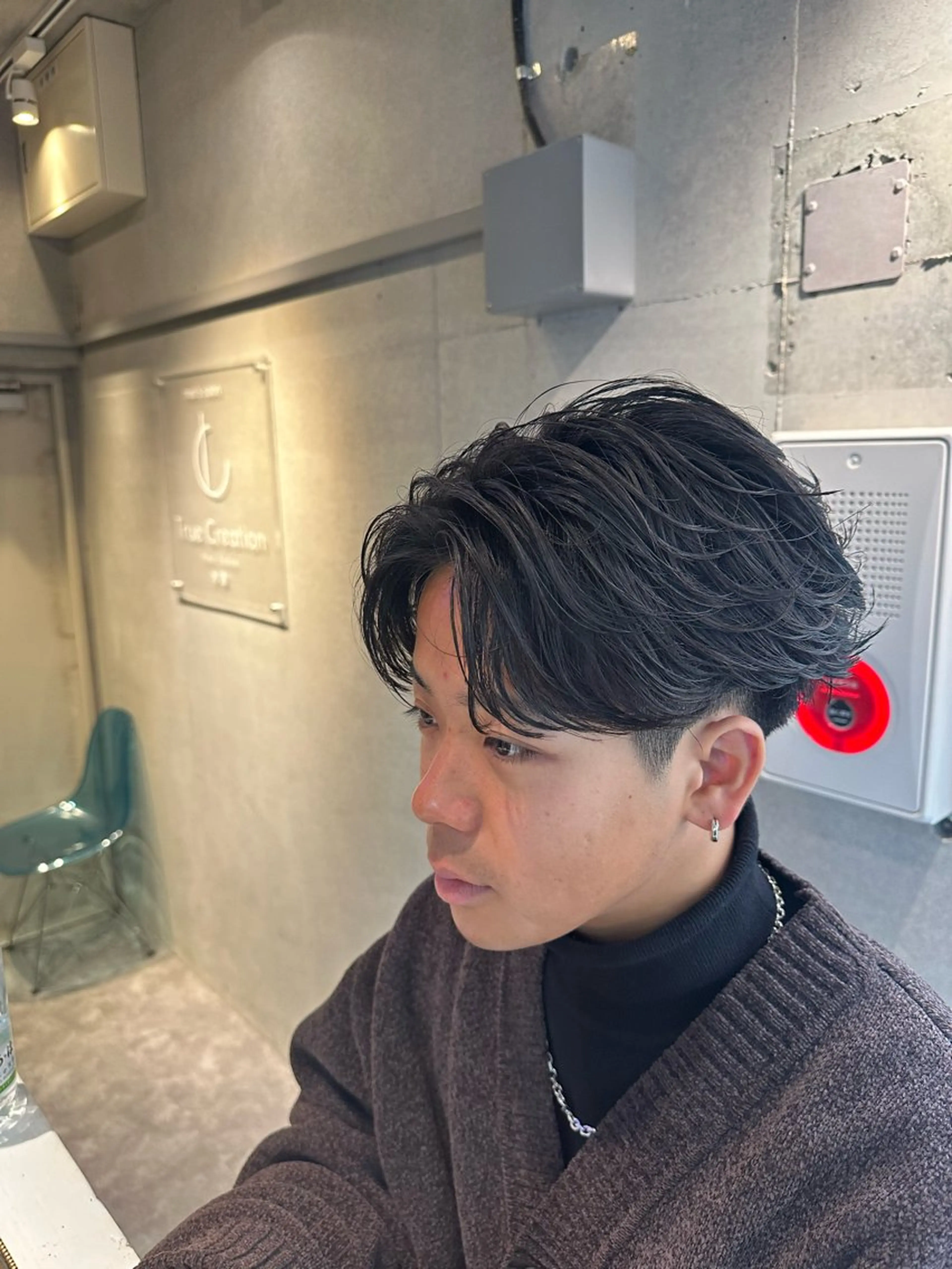 パーマ メンズ カット パーマ 💎メンズカット ／フェザー／細野💎のヘアスタイル