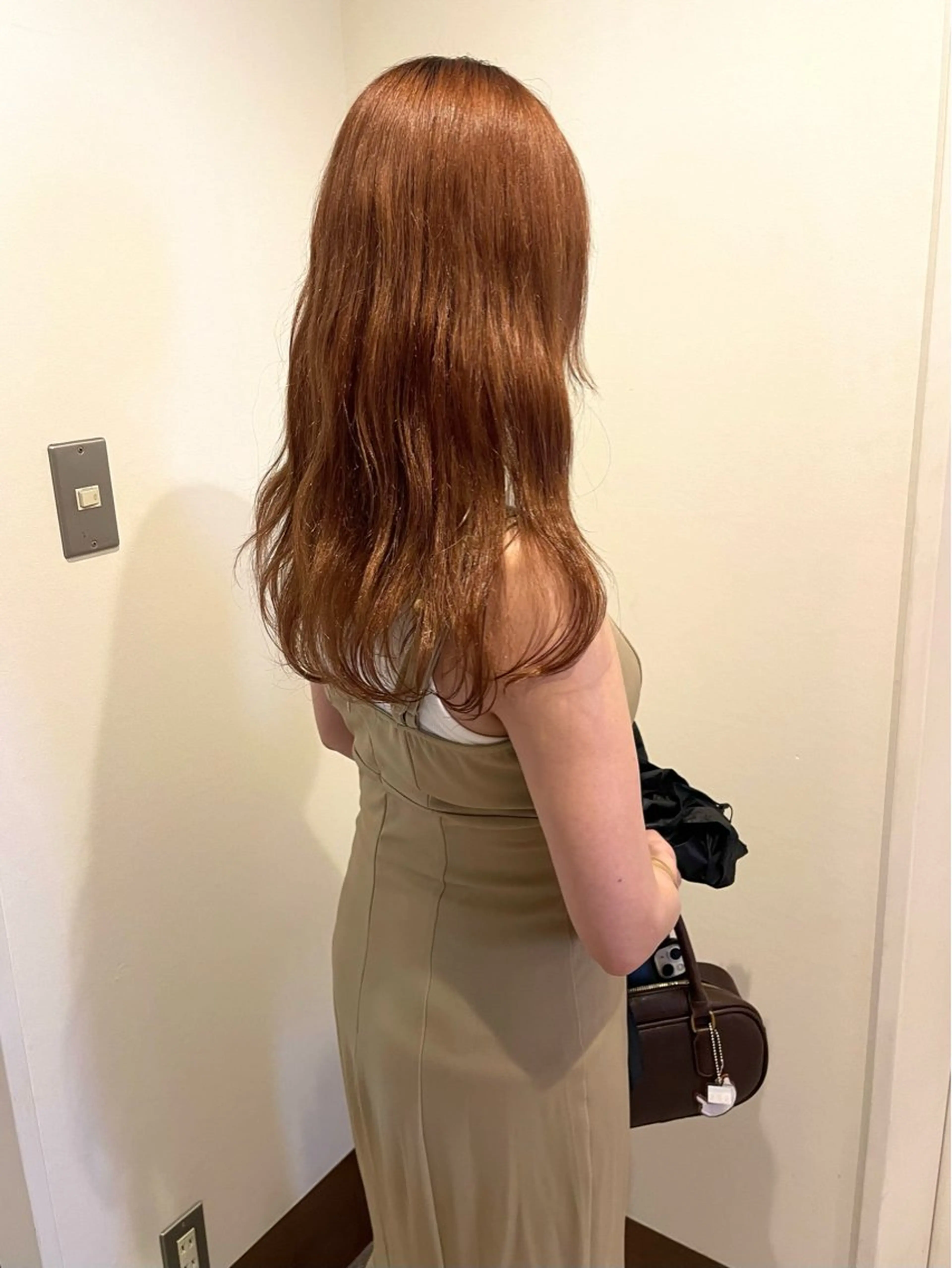 カラー ブリーチ オレンジ 盛れる顔まわり✨🎀 モテカラー別所好葉のヘアスタイル