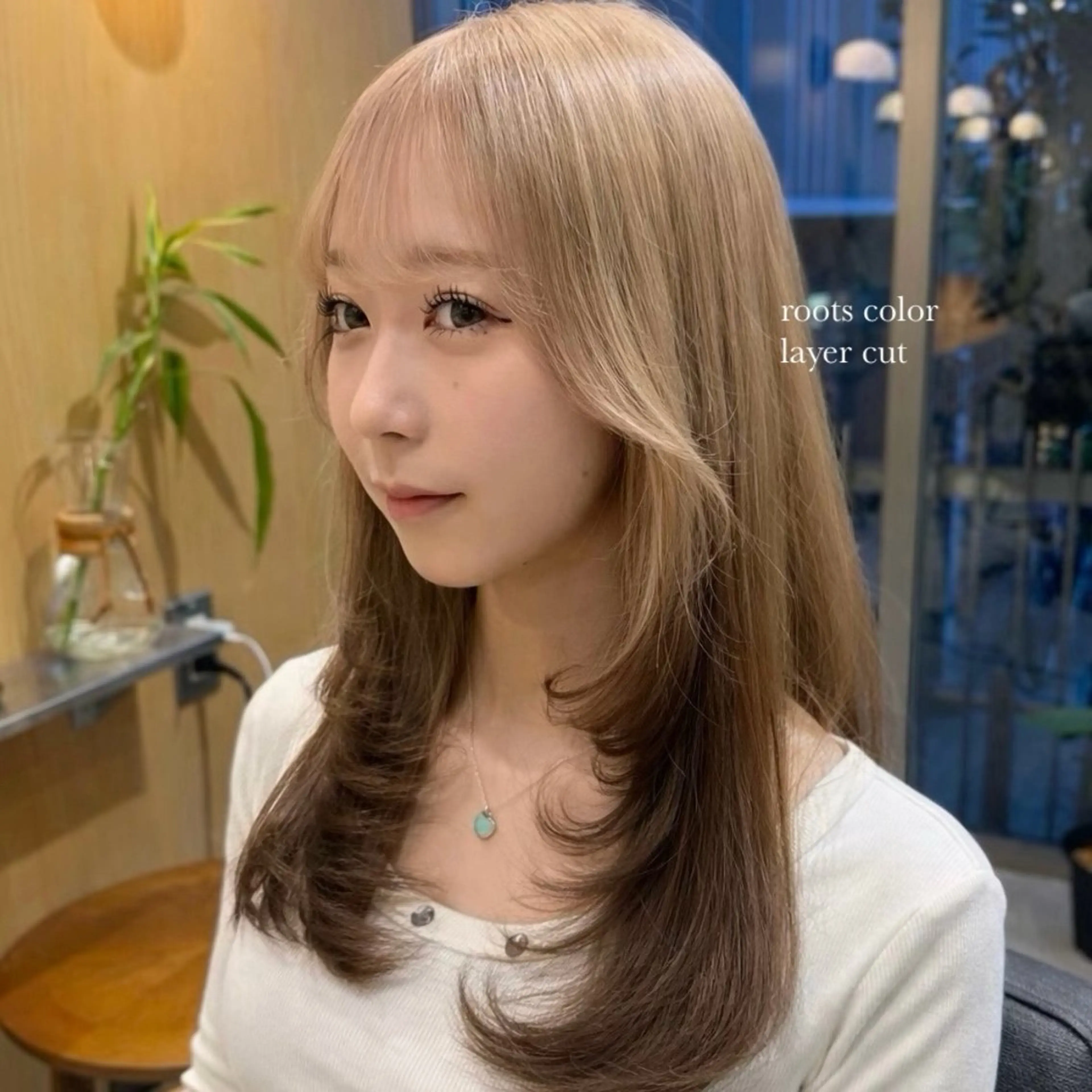 ロング カラー カット ヘアカラー トリートメント 🌈艶ハイトーン🌈 心を込めます🤝涼介のヘアスタイル