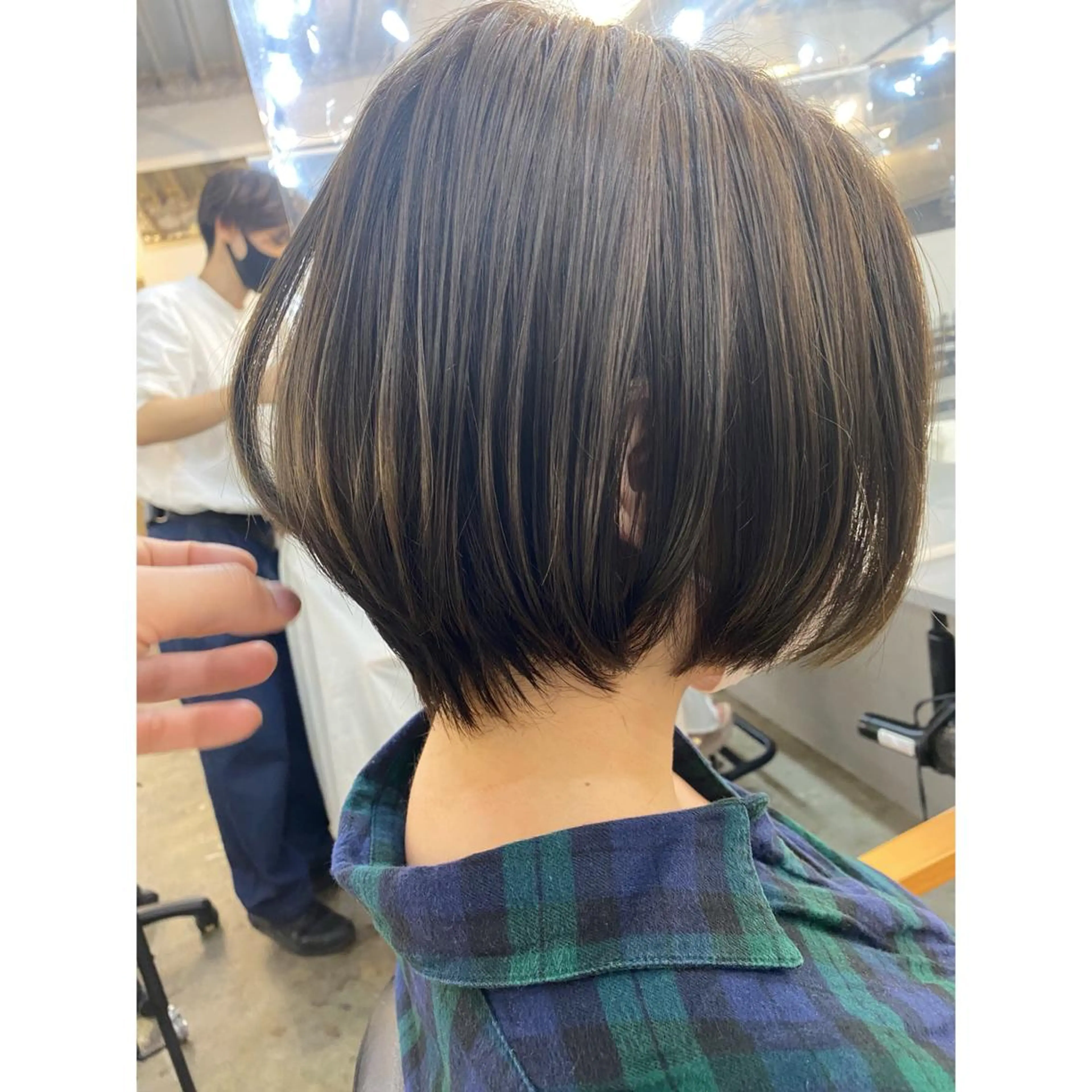 ショート ショートボブ ボブ ショートヘア ボブ/ぱつっとボブ/ 谷口 海星のヘアスタイル