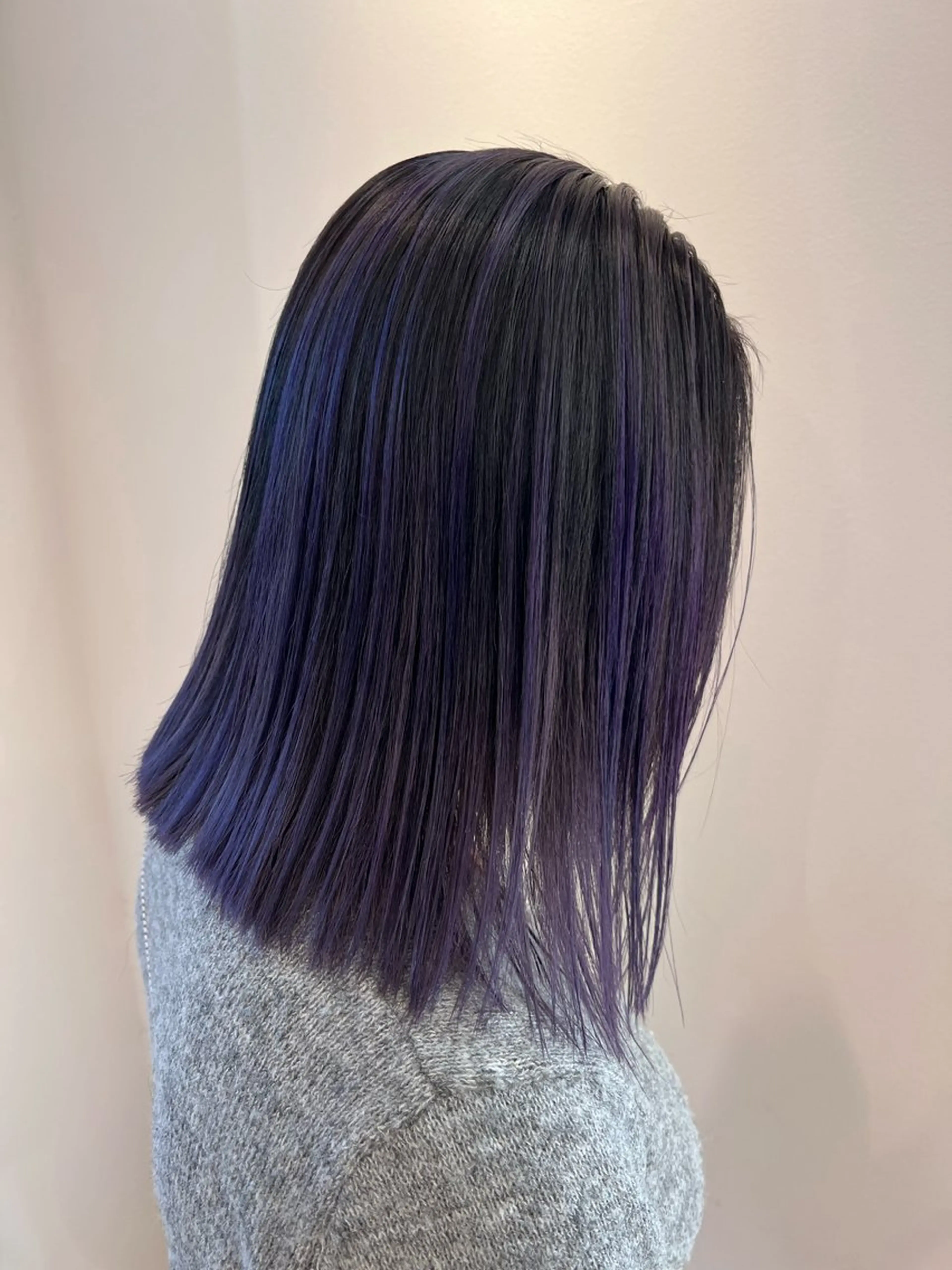 ミディアム カラー 篠原 海のヘアスタイル