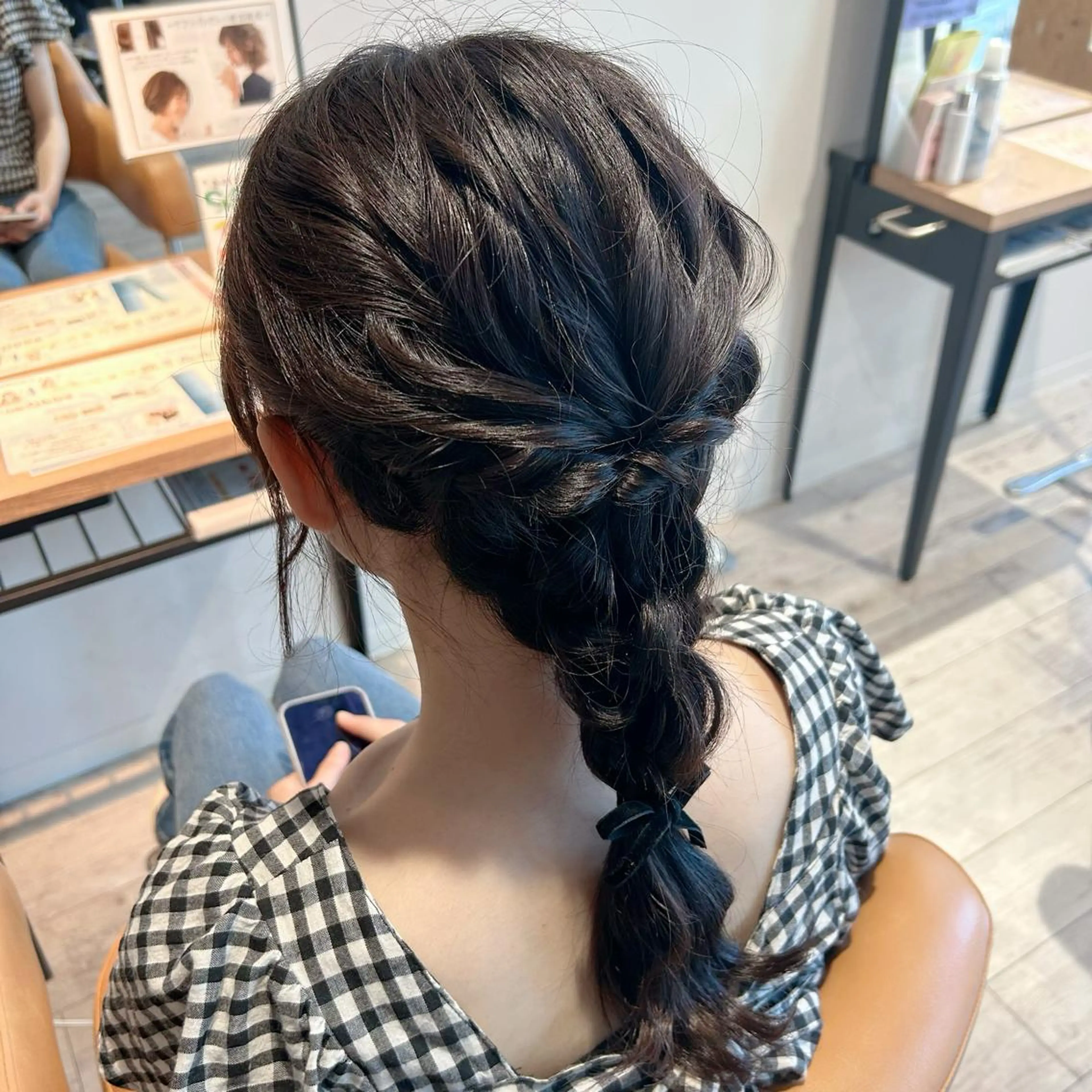 ロング ヘアアレンジ 髪質改善 🫧しろがねのヘアスタイル