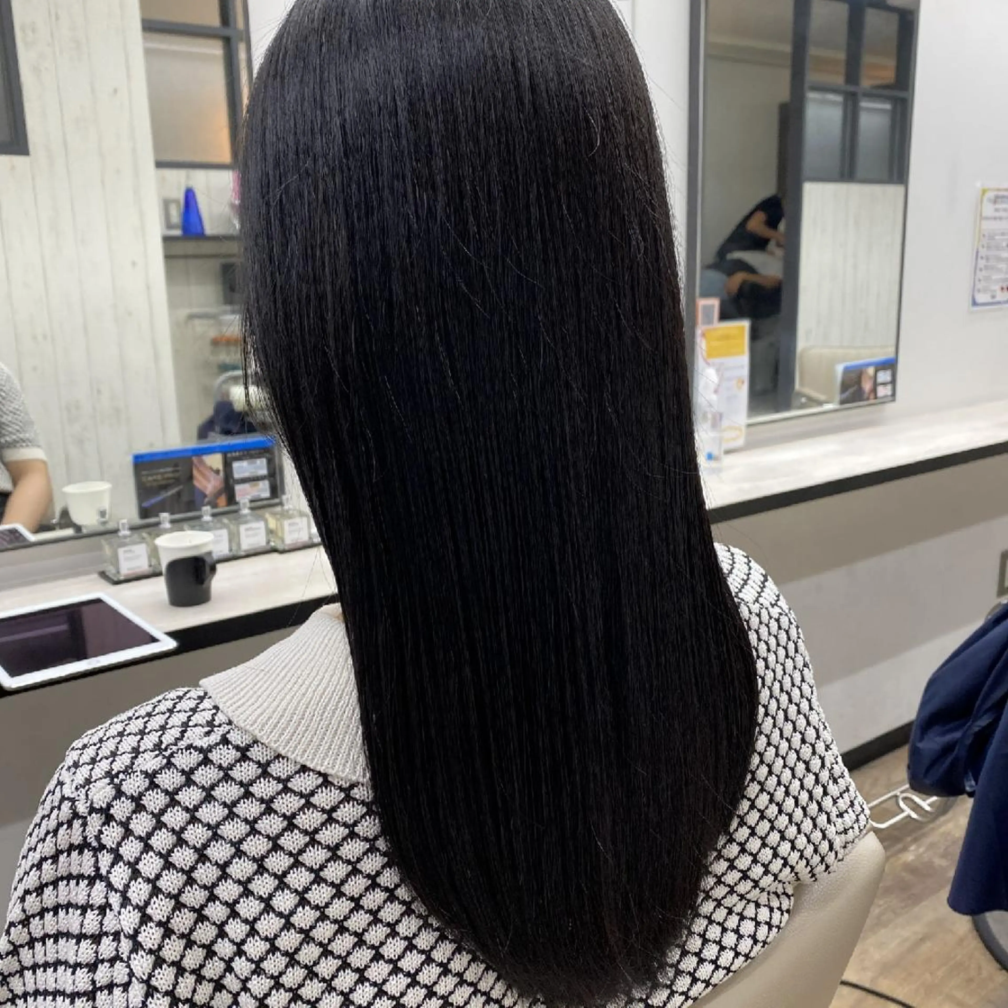 【ダメージレス髪質改善】酸性ストレート➕デザインカットの写真