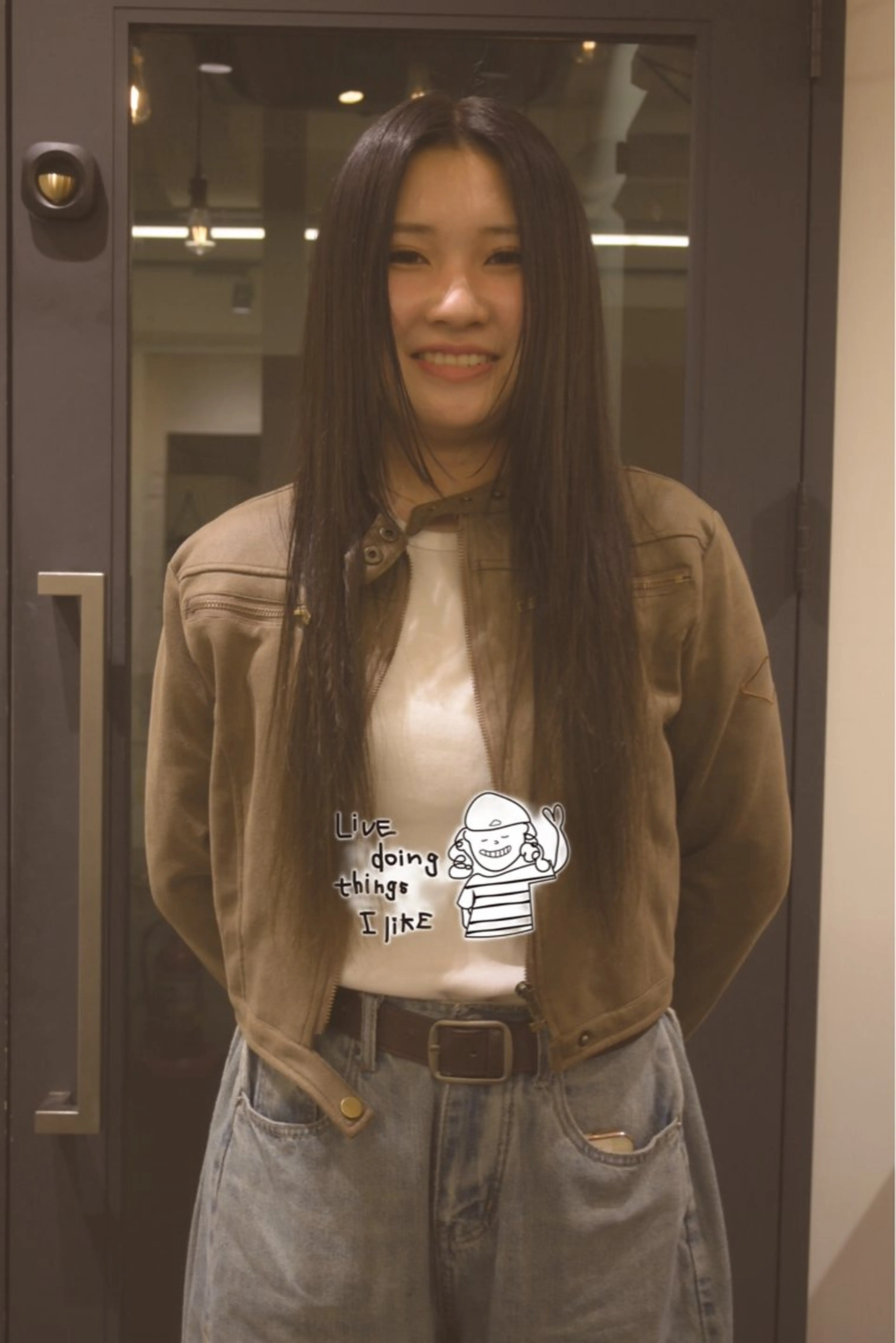 カラー 崎園 佑真のヘアスタイル