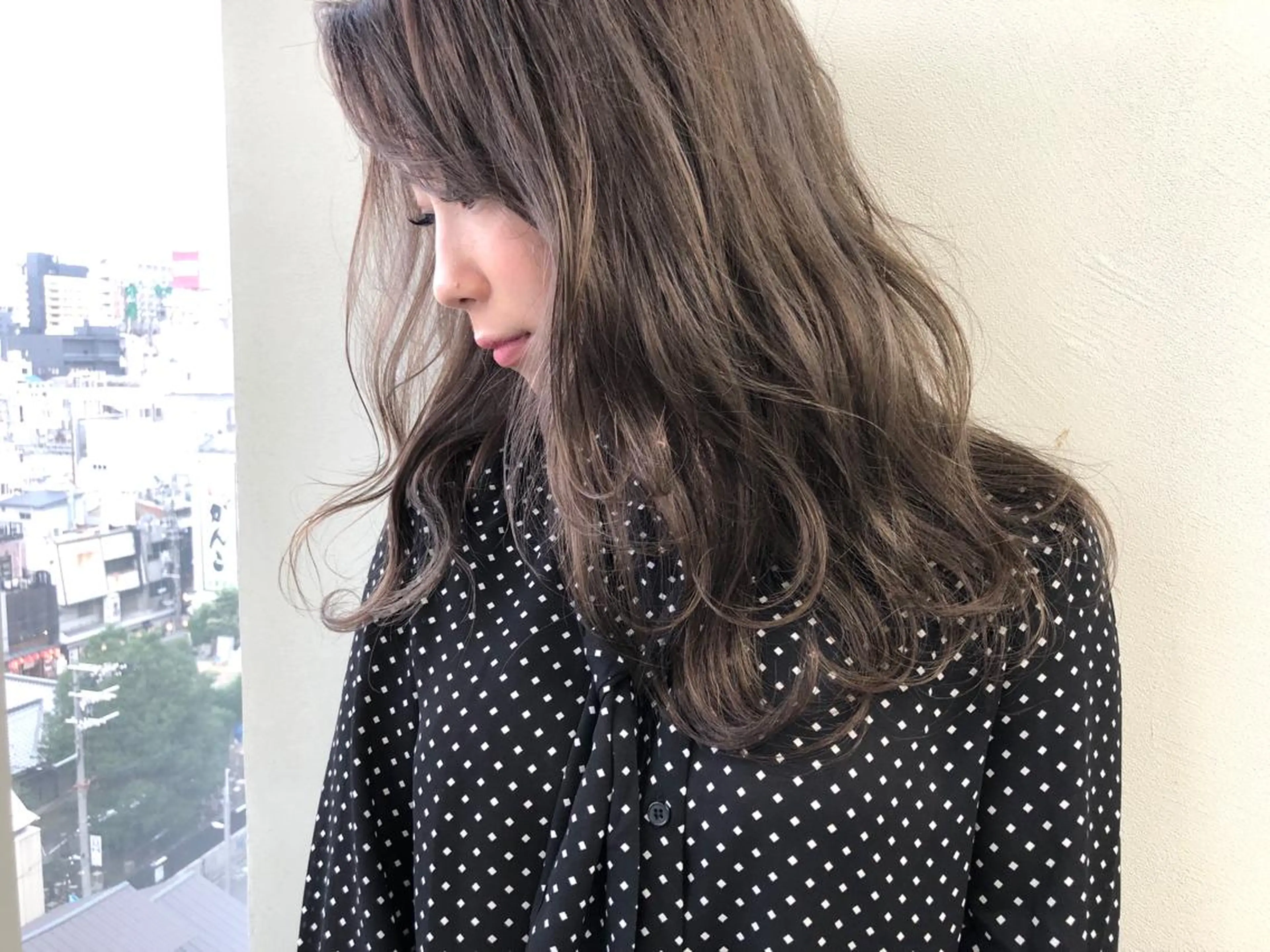 セミロング ヘアカラー トリートメント 小澤大輔 YOLO hairのヘアスタイル