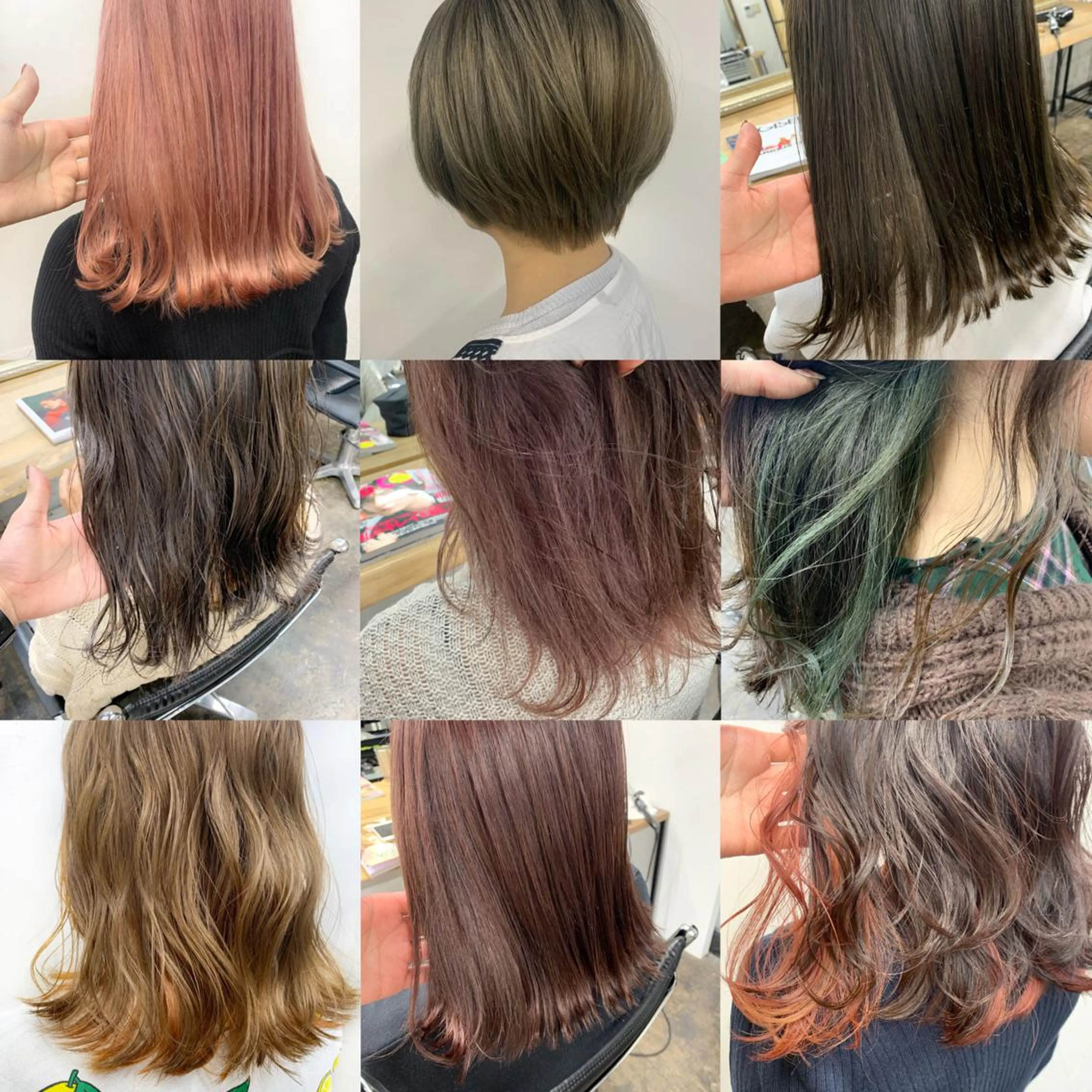 ミディアム カラー ダブルカラー　/ インナーカラーMiiのヘアスタイル