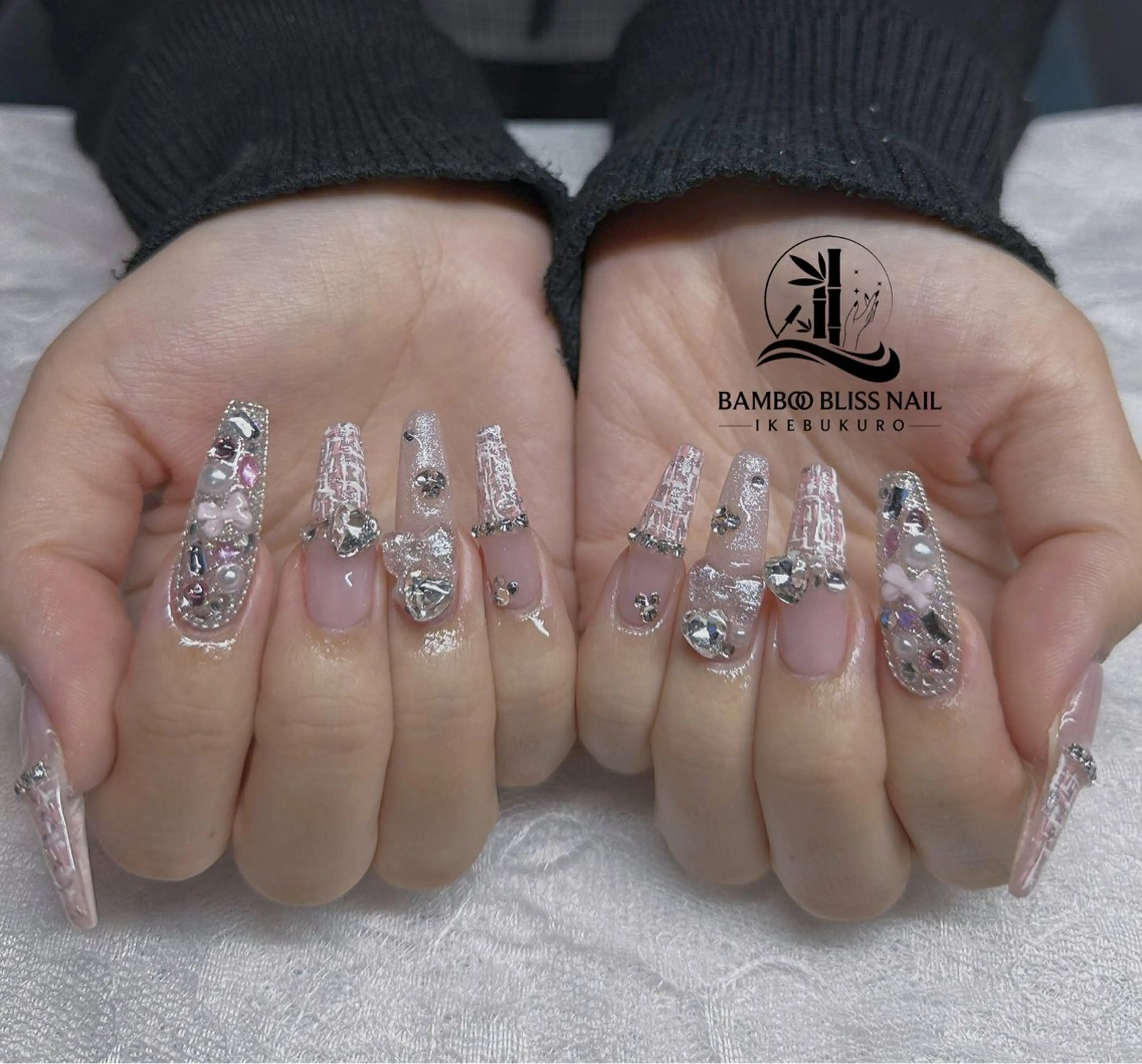 ネイル BAMBOO BLISS 研修用のネイルデザイン
