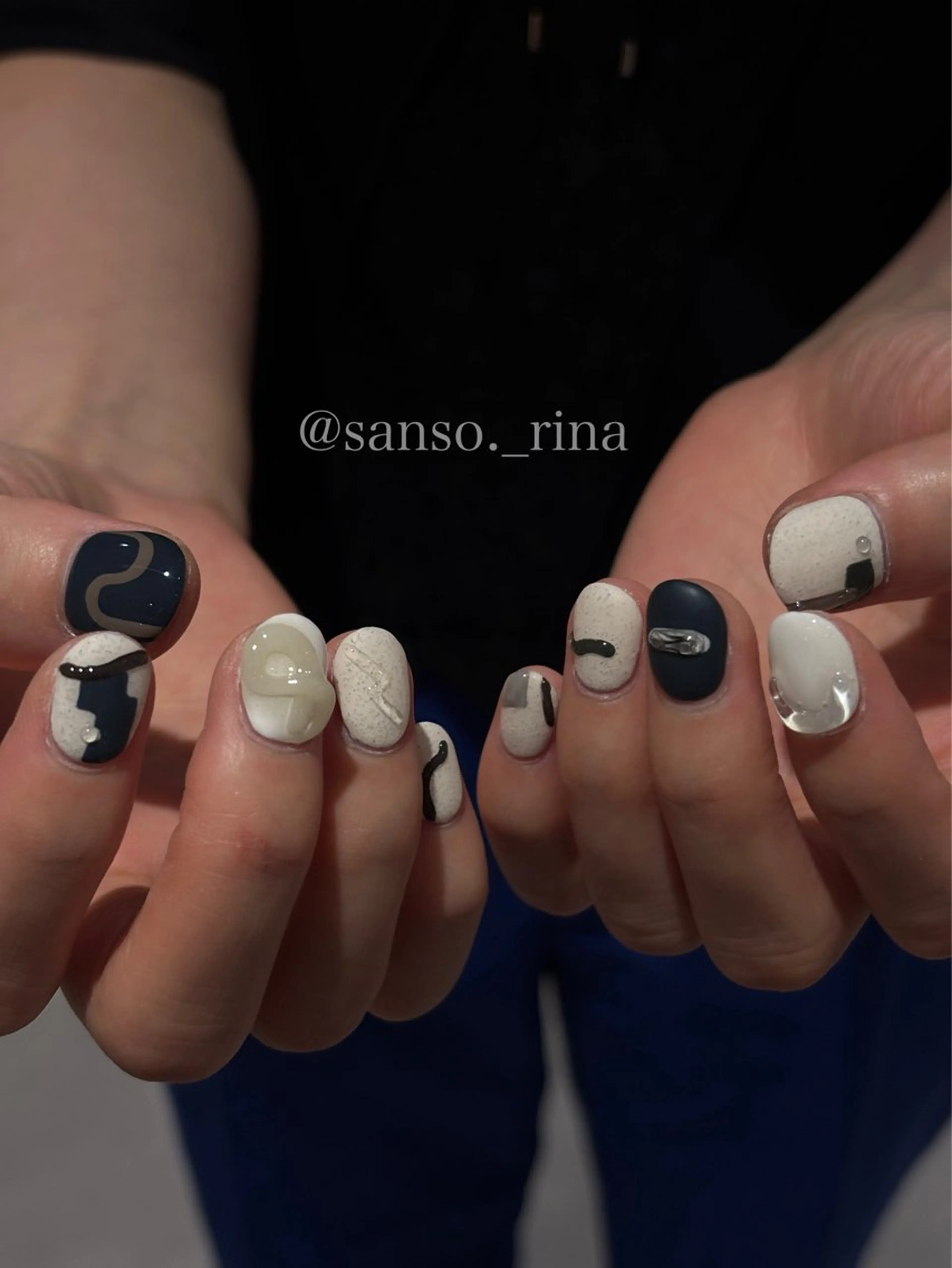 ネイル ハンドネイル フットネイル nuu  栄所属・早川 里奈のネイルデザイン