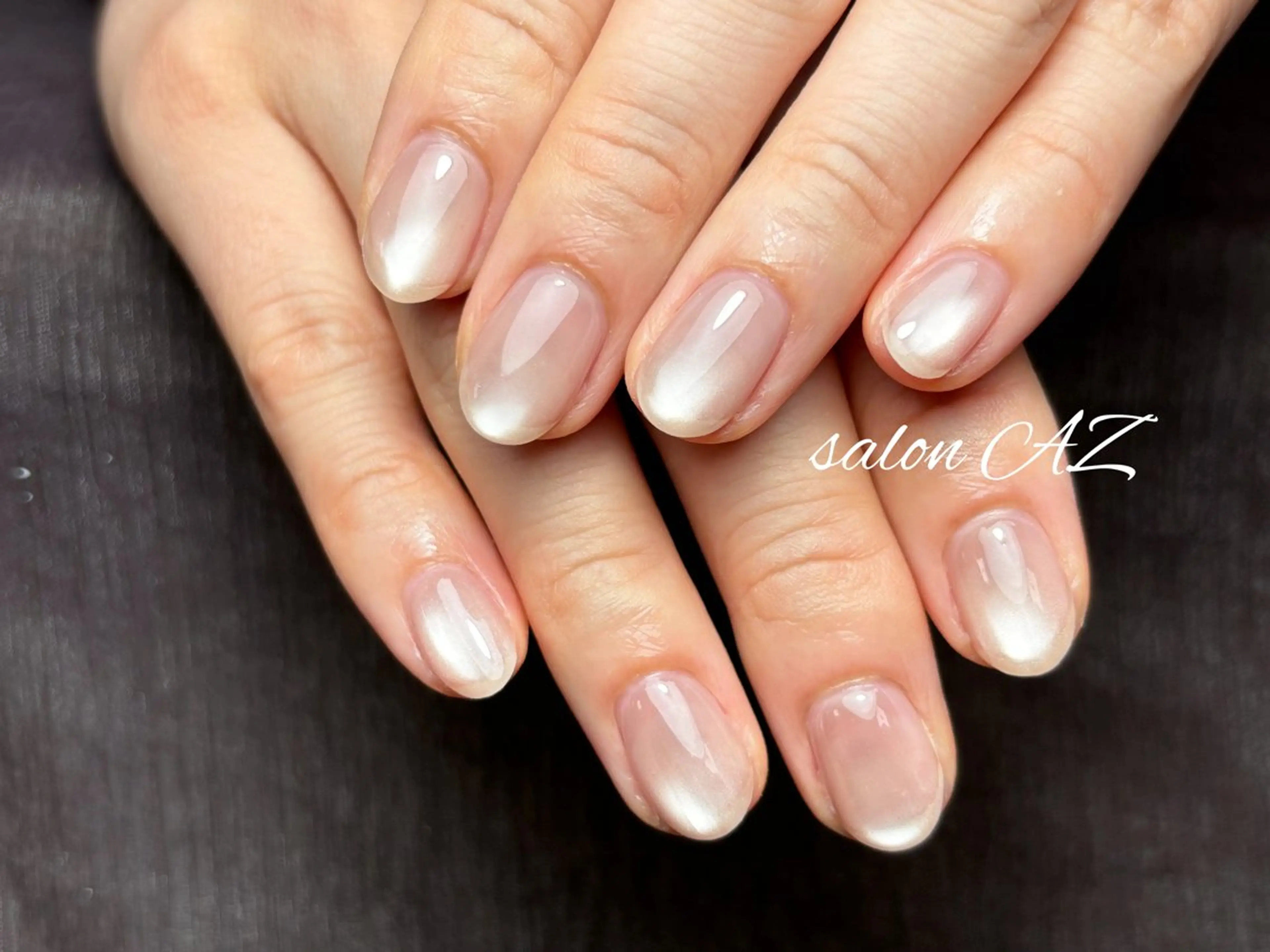 ネイル アートネイル 長さ出し フットネイル フレンチネイル ジェルネイル salon AZのネイルデザイン