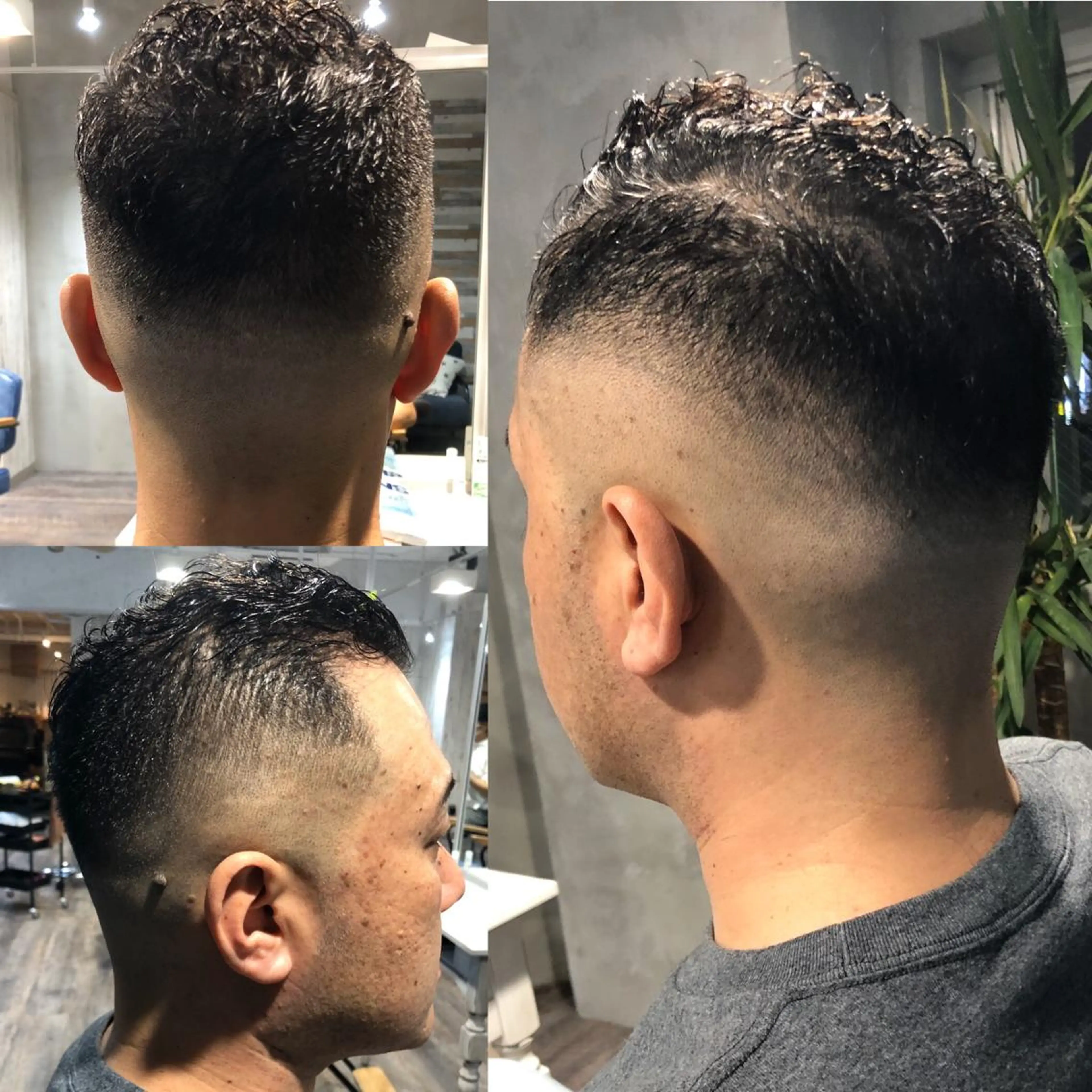 ショート メンズ フェードカット KOU コウのヘアスタイル