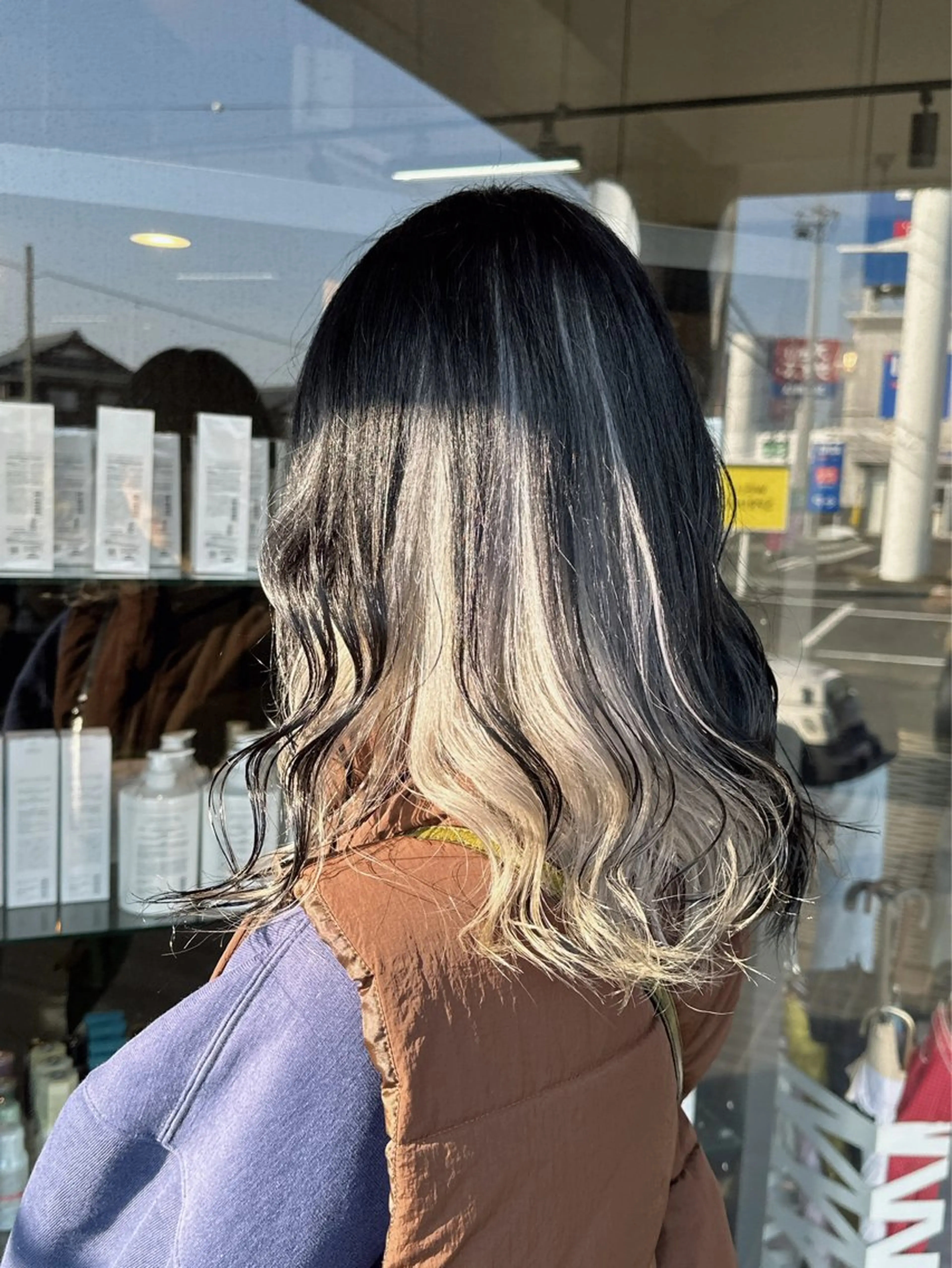 ミディアム カラー カット ヘアカラー arika オケシ　リョウダイのヘアスタイル