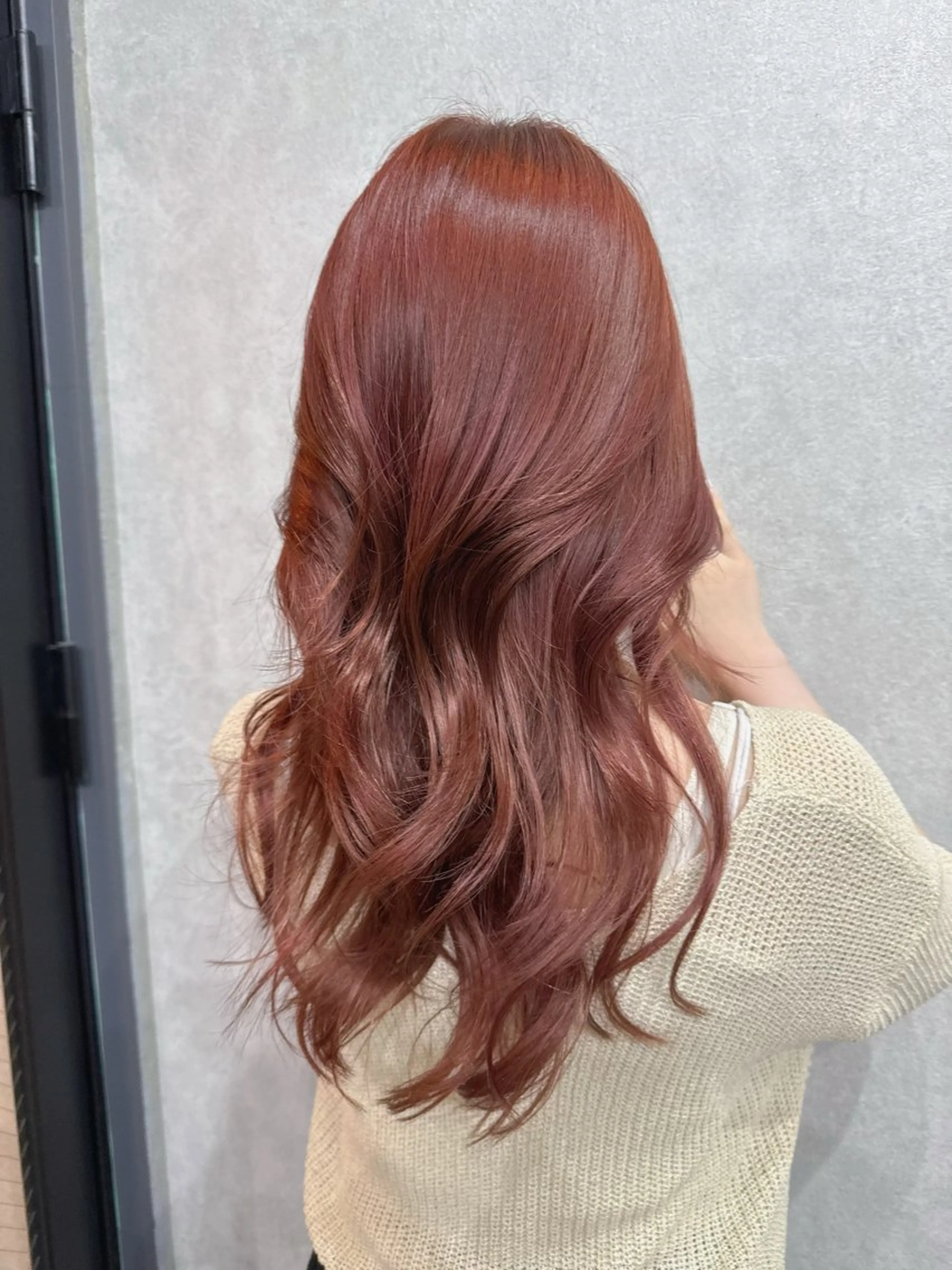 ロング カラー レイヤーカット AIRI layer cut hairのヘアスタイル