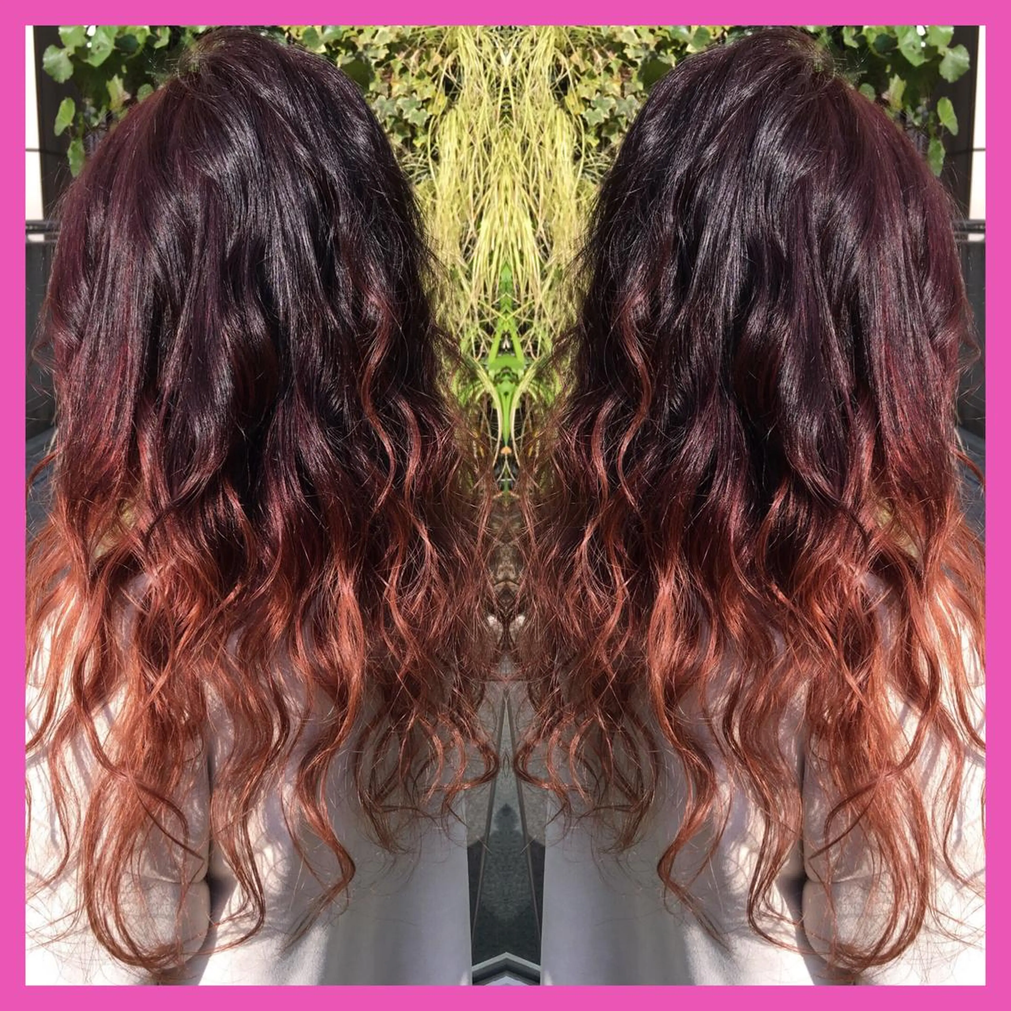 ロング カラー ブリーチ グラデーションカラー イルミナカラー 推しヘア🎀 NATSUNEのヘアスタイル