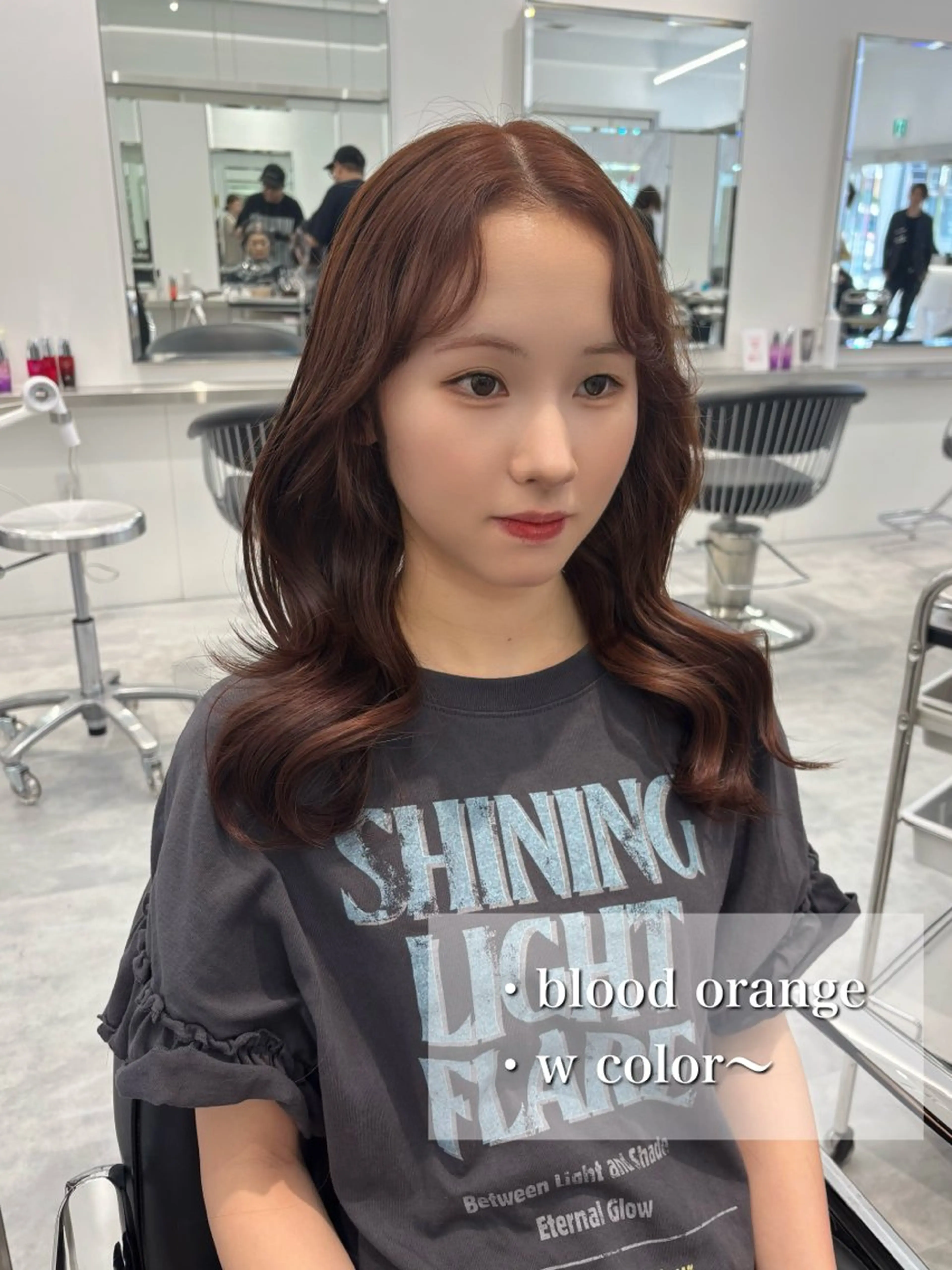 ロング カラー ロング カット ヘアカラー ParveMix 🐾鳥取彩花のヘアスタイル