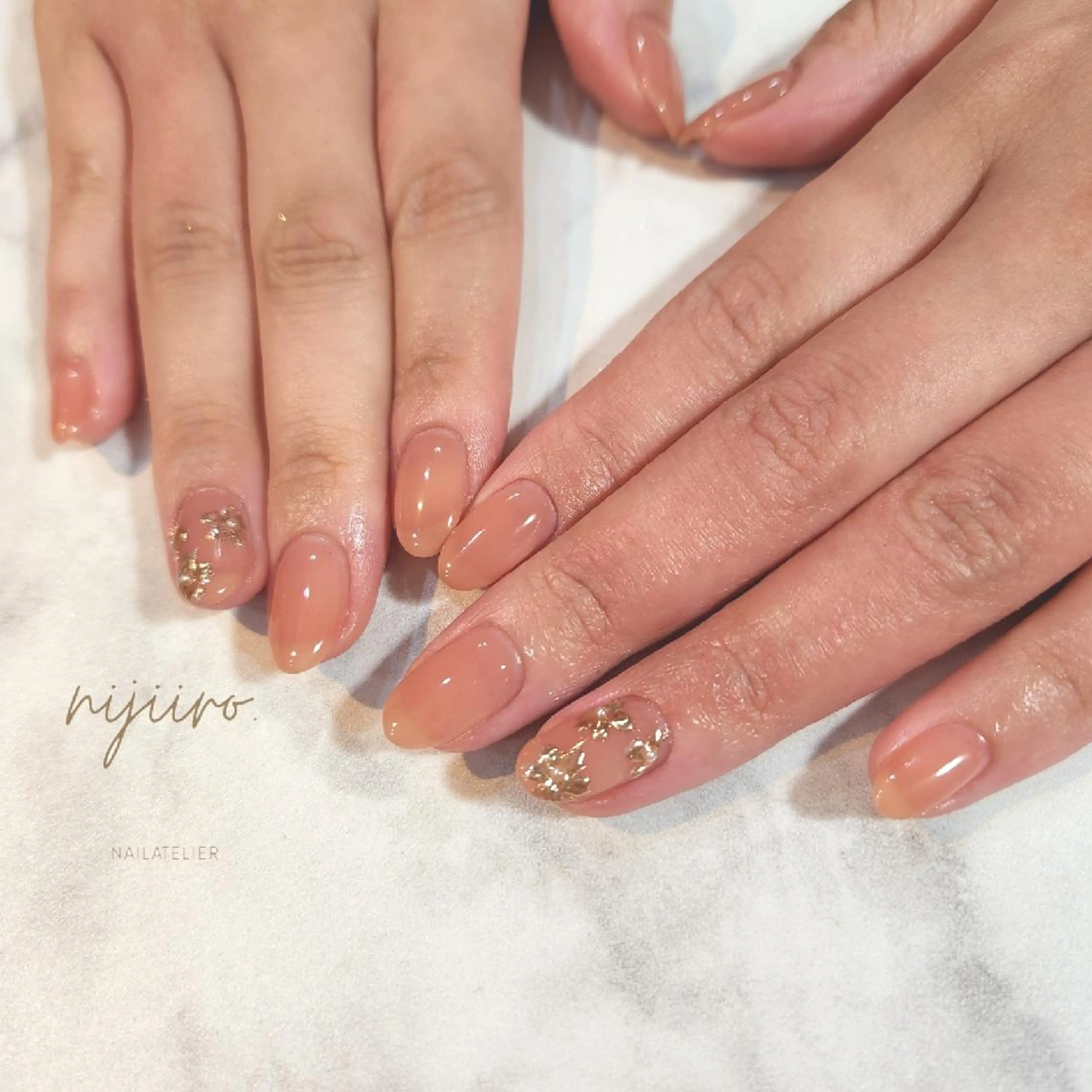 ネイル ハンドネイル nailatelier nijiiro.所属・nijiiro🌈 サトウのネイルデザイン