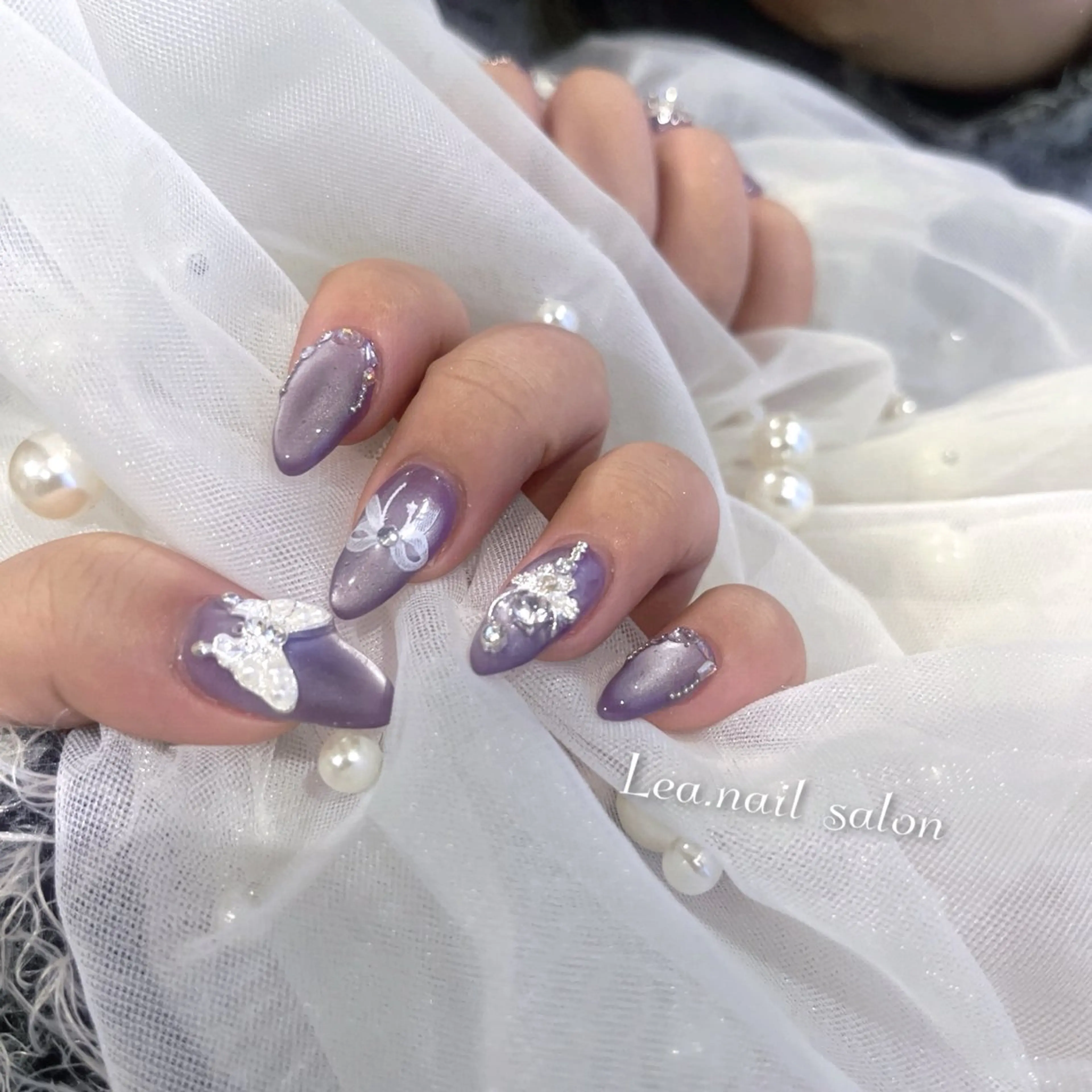 ネイル マグネットネイル Lea.nail salon所属・大波 万桜のネイルデザイン