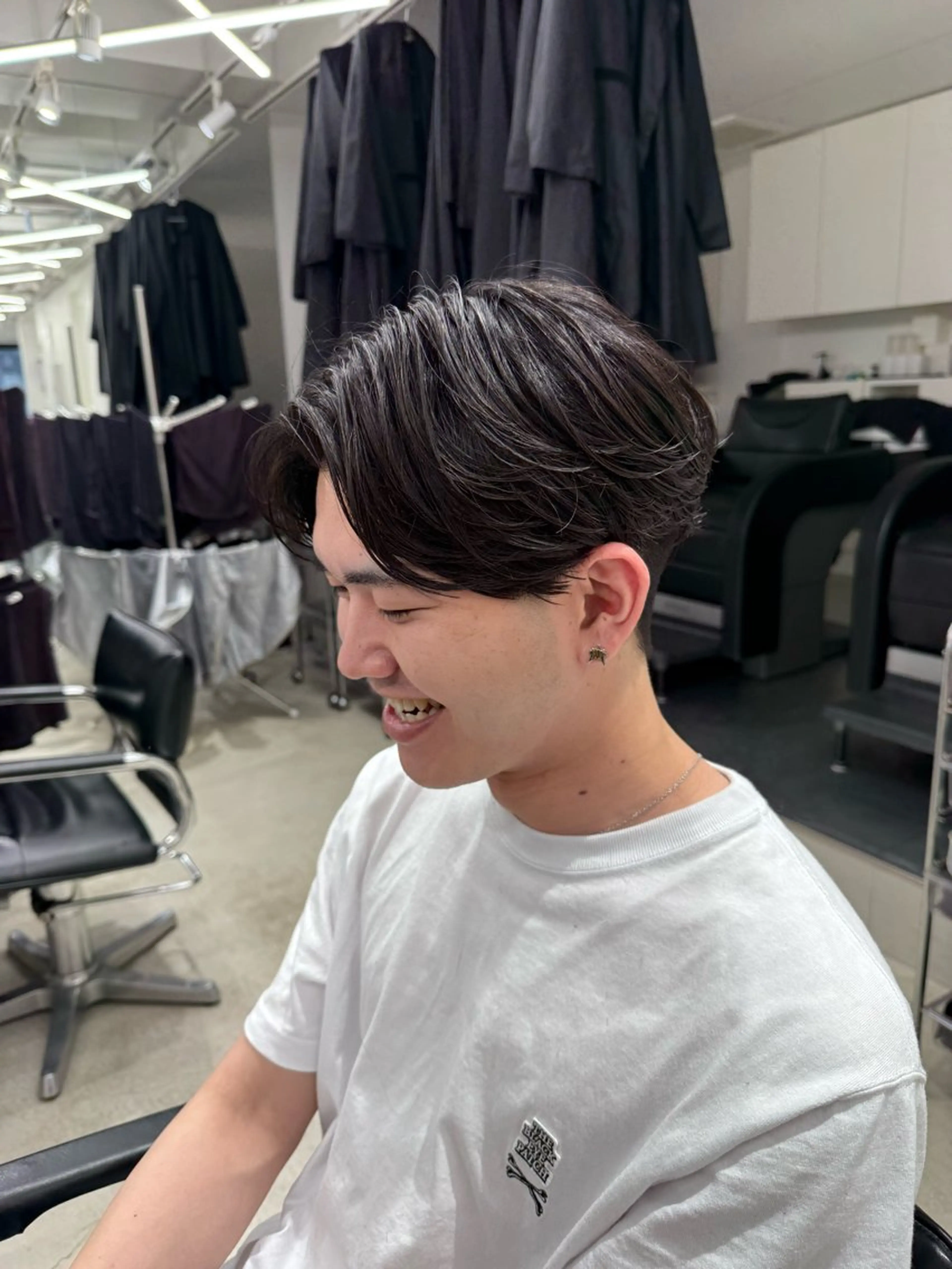 パーマ メンズ 深谷 侑亮のヘアスタイル