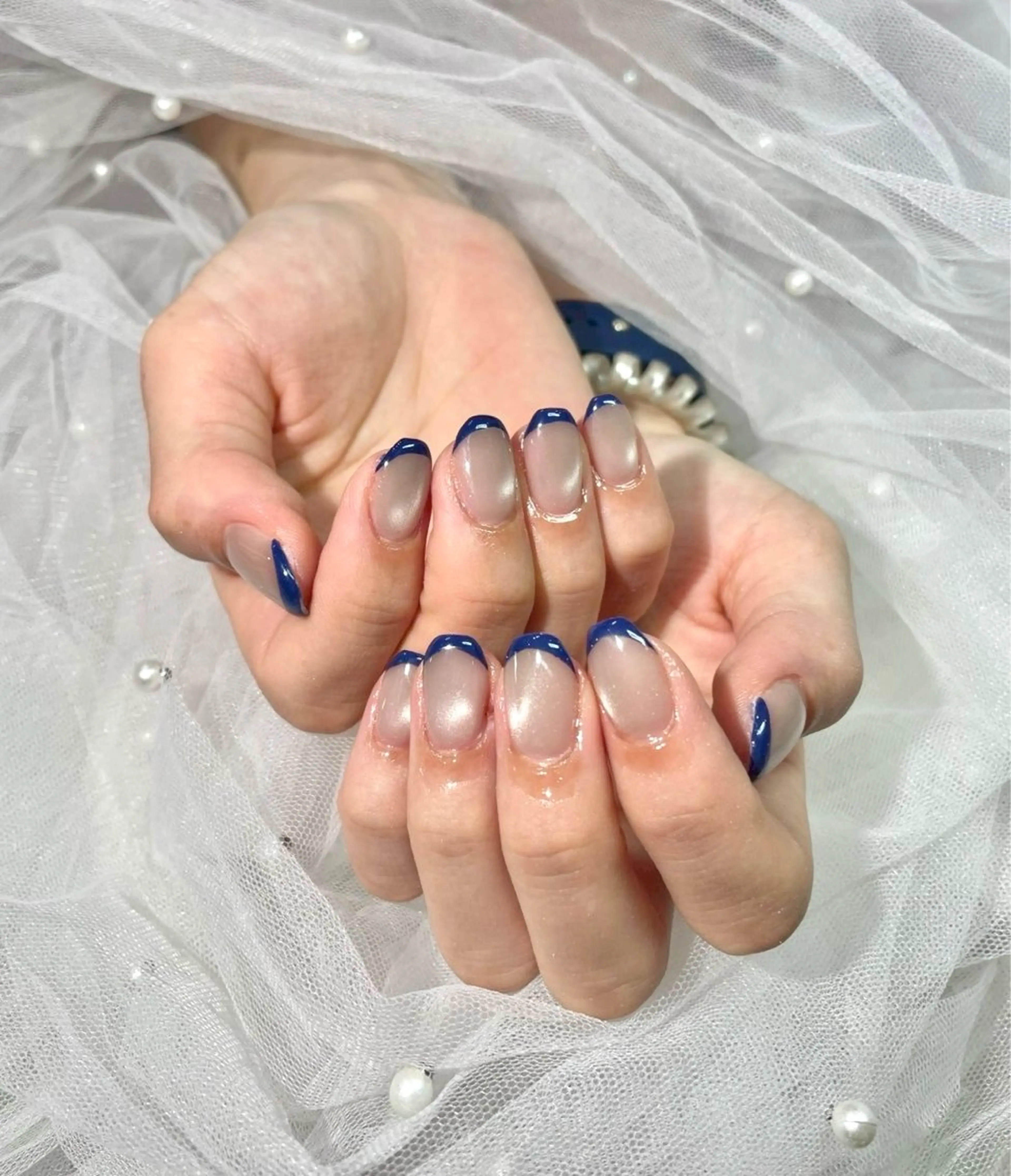 ハンド 10本フレンチネイルの写真