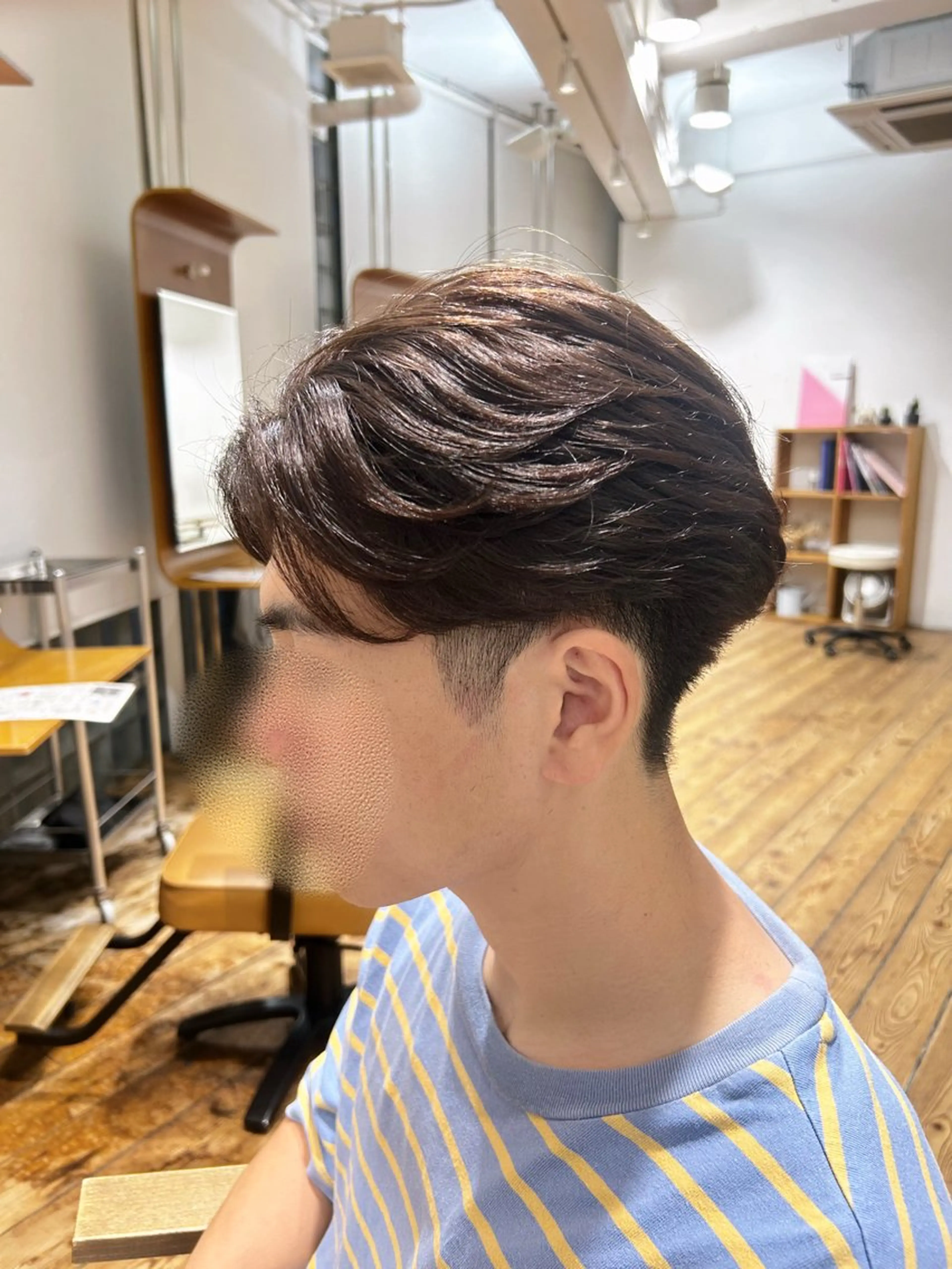 ショート メンズ センターパート カット Koki☘️/ メンズ特化のヘアスタイル