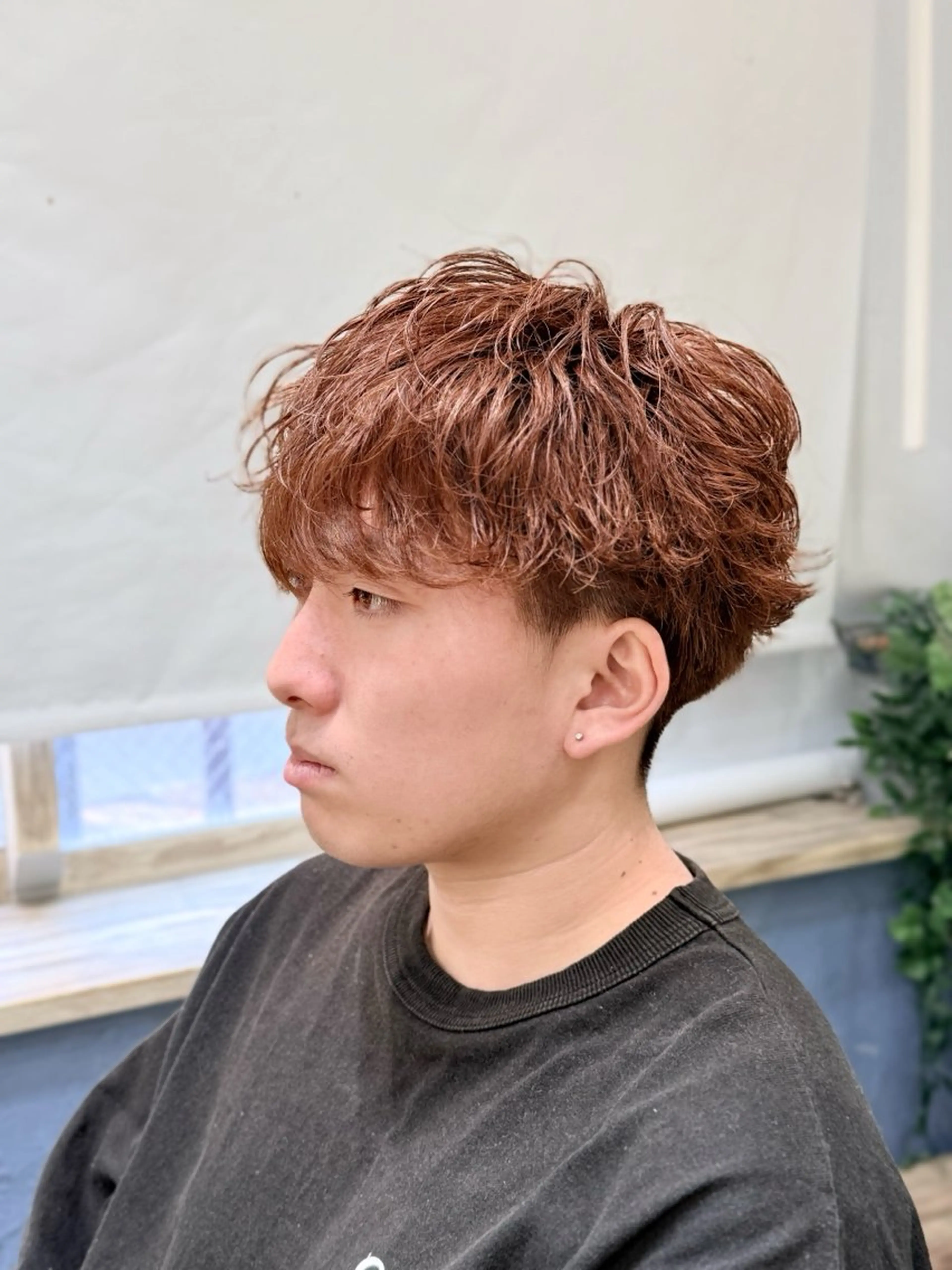 パーマ メンズ カット パーマ hair rescue kapra所属・メンズカット Hikaruのヘアスタイル