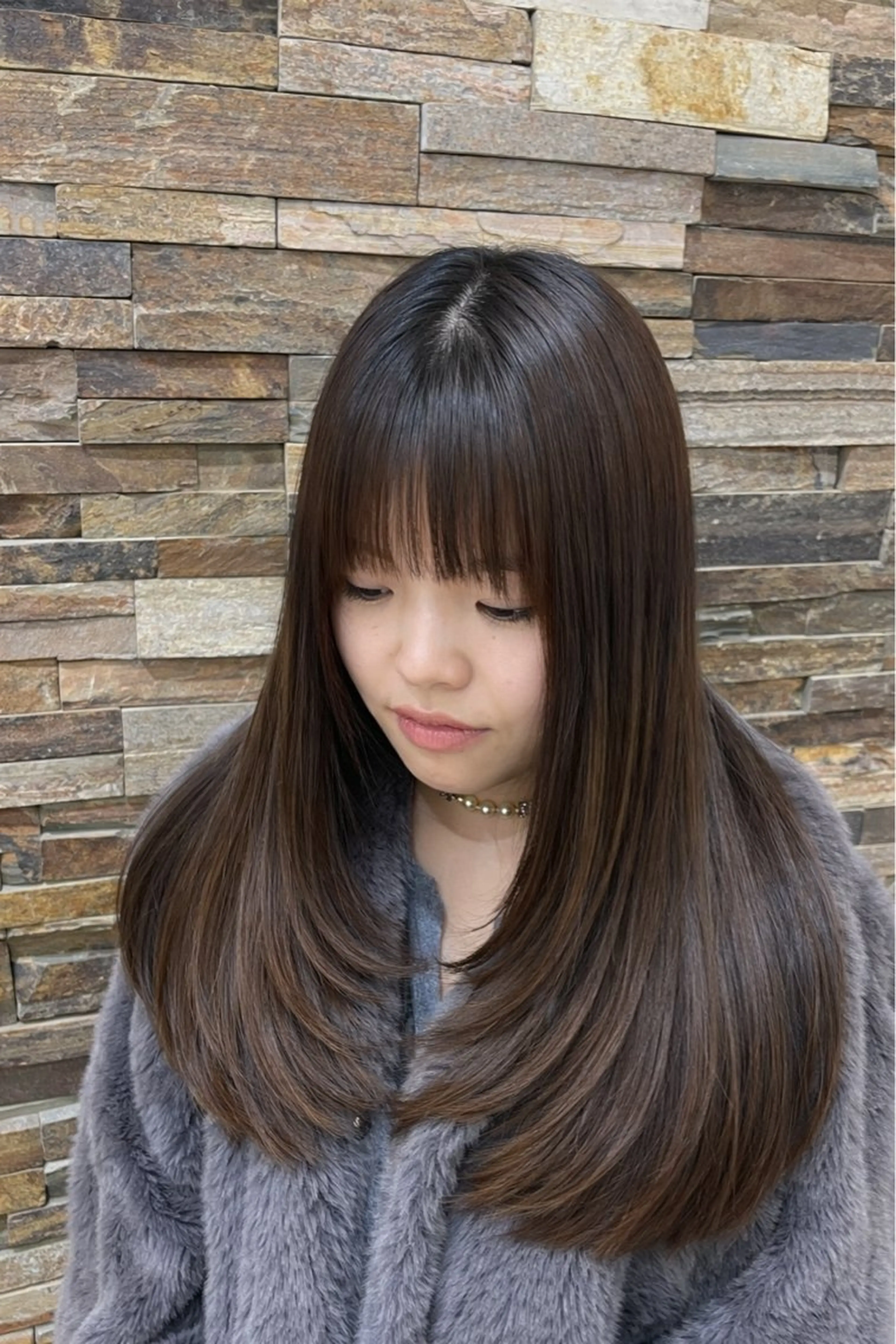 ロング 岩尾 瑛斗のヘアスタイル