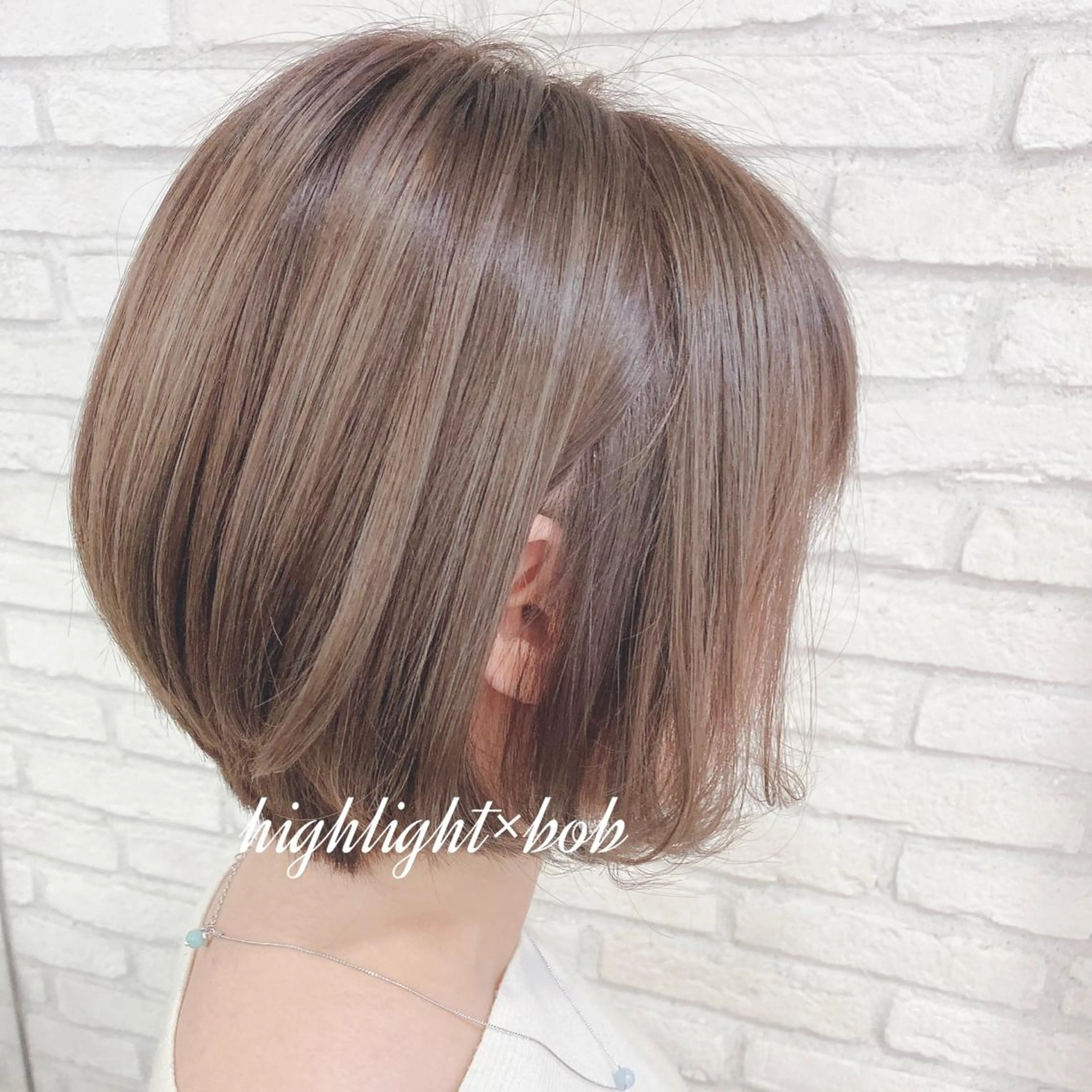 ショート カラー ショートボブ ブリーチ ケアブリーチ ハイライトカラー ボブ 横浜🍒ルーツカラー エクステ／RIEのヘアスタイル