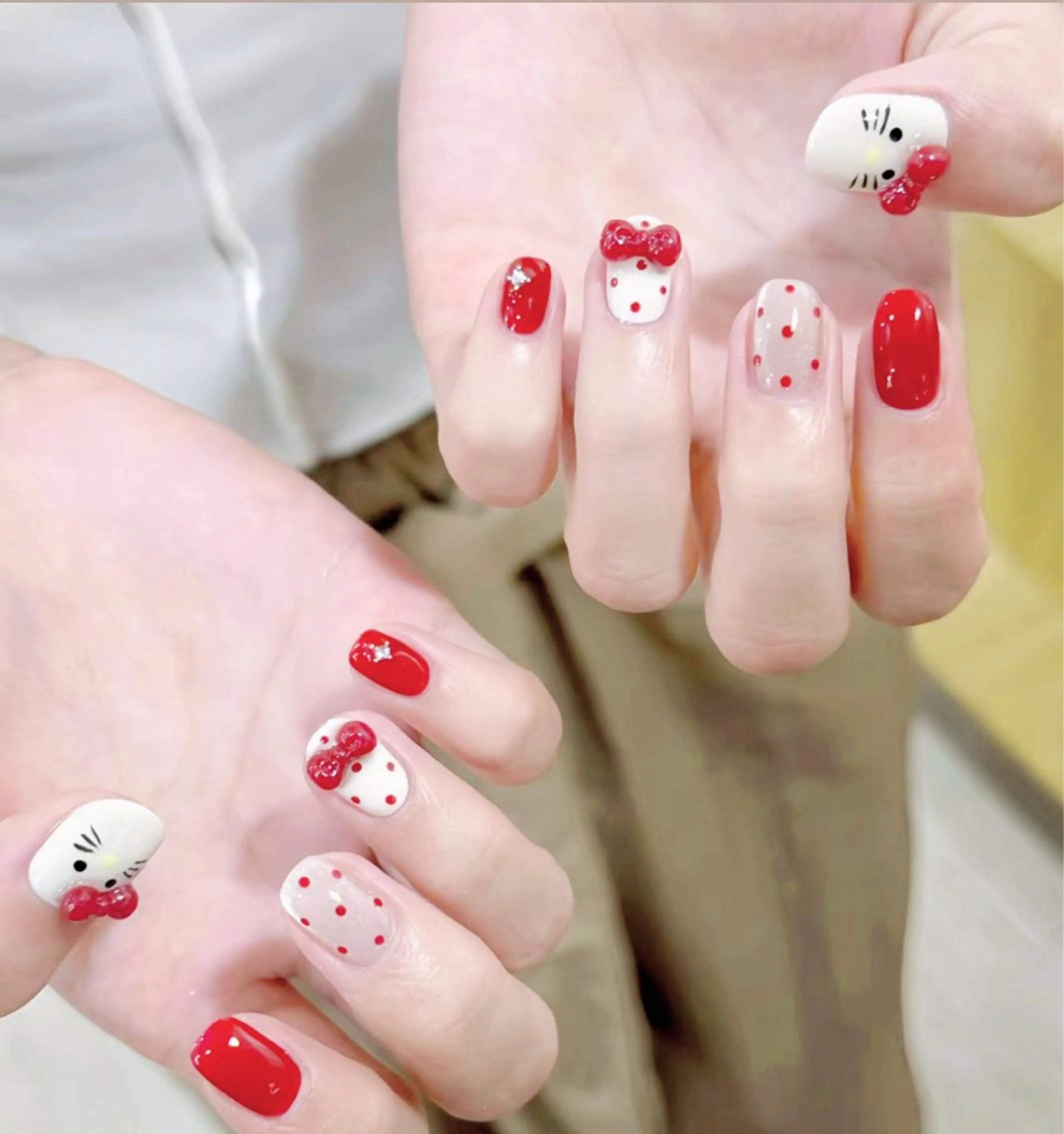 ネイル ハンドネイル H3 Nail Tsuki🦋💙のネイルデザイン