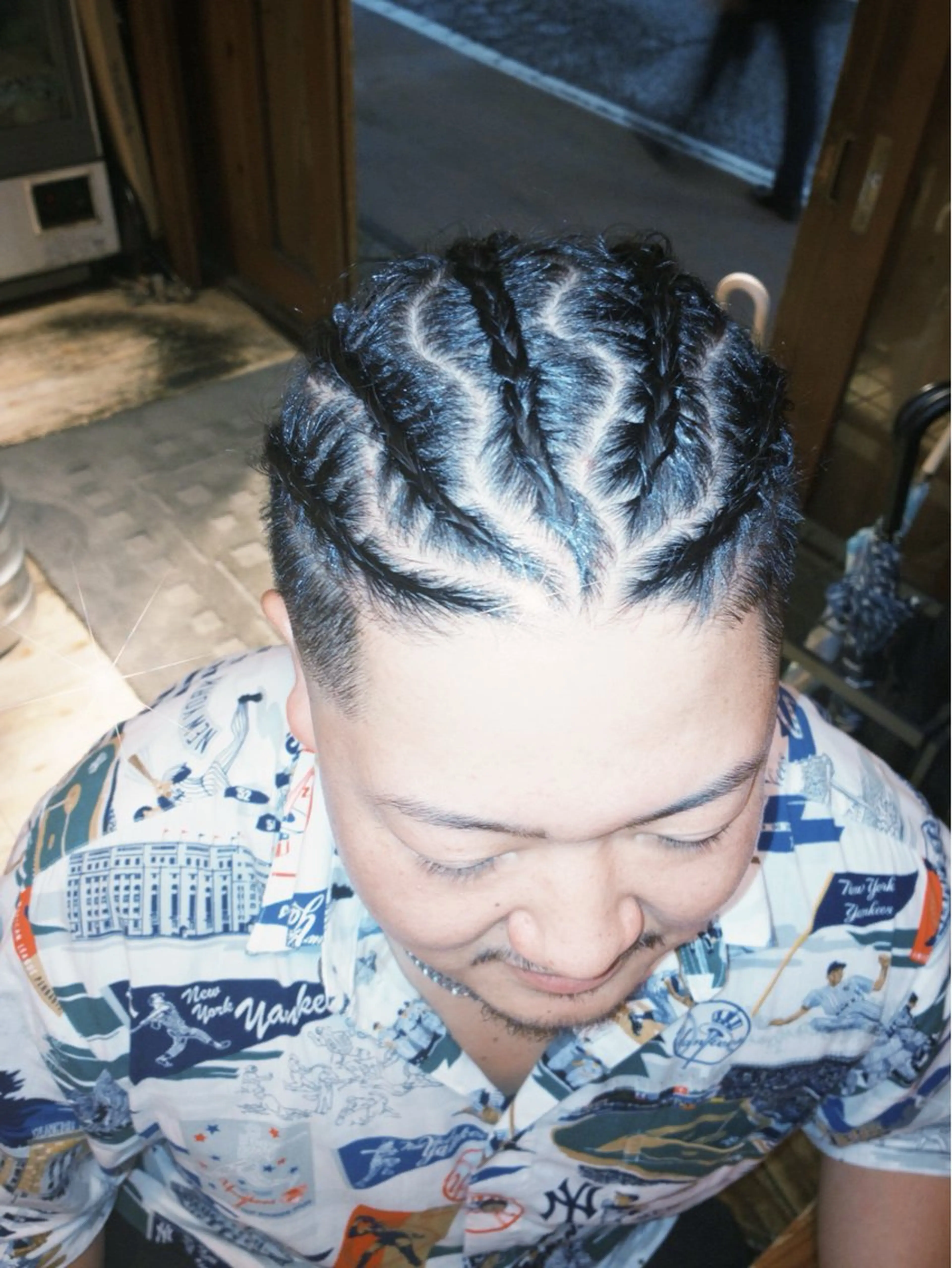 ヘアアレンジ メンズ フェードカット スキンフェード Lua Moana by HEADLIGHT 小田原2号店所属・FJ KAMINOKEのヘアスタイル