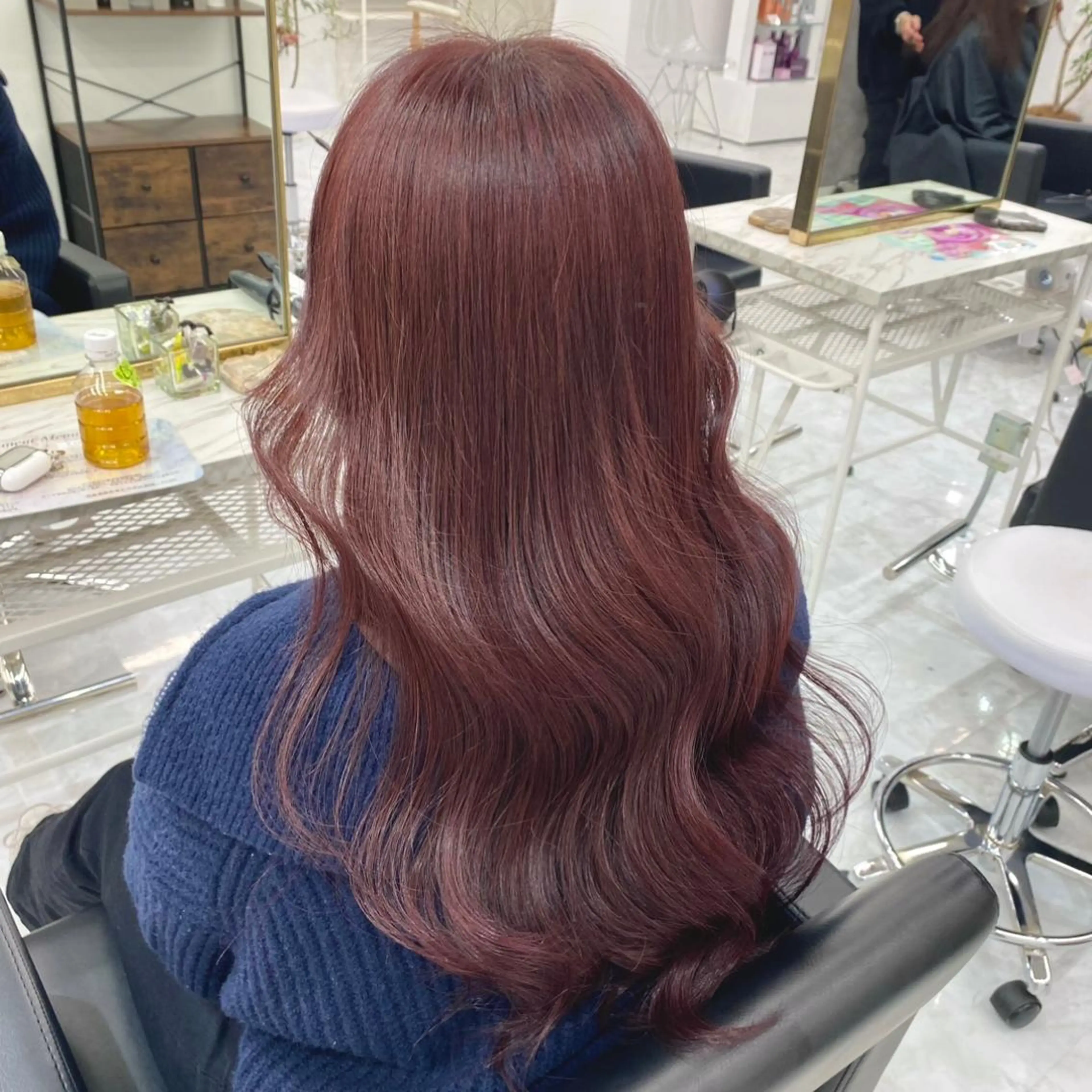 ミディアム カラー ヘアアレンジ メンズ キッズ メンズブリーチ ブリーチ ブリーチなしカラー ピンクカラー ヘアカラー トリートメント ヘアセット お悩み解決美容師 💐AMIのヘアスタイル
