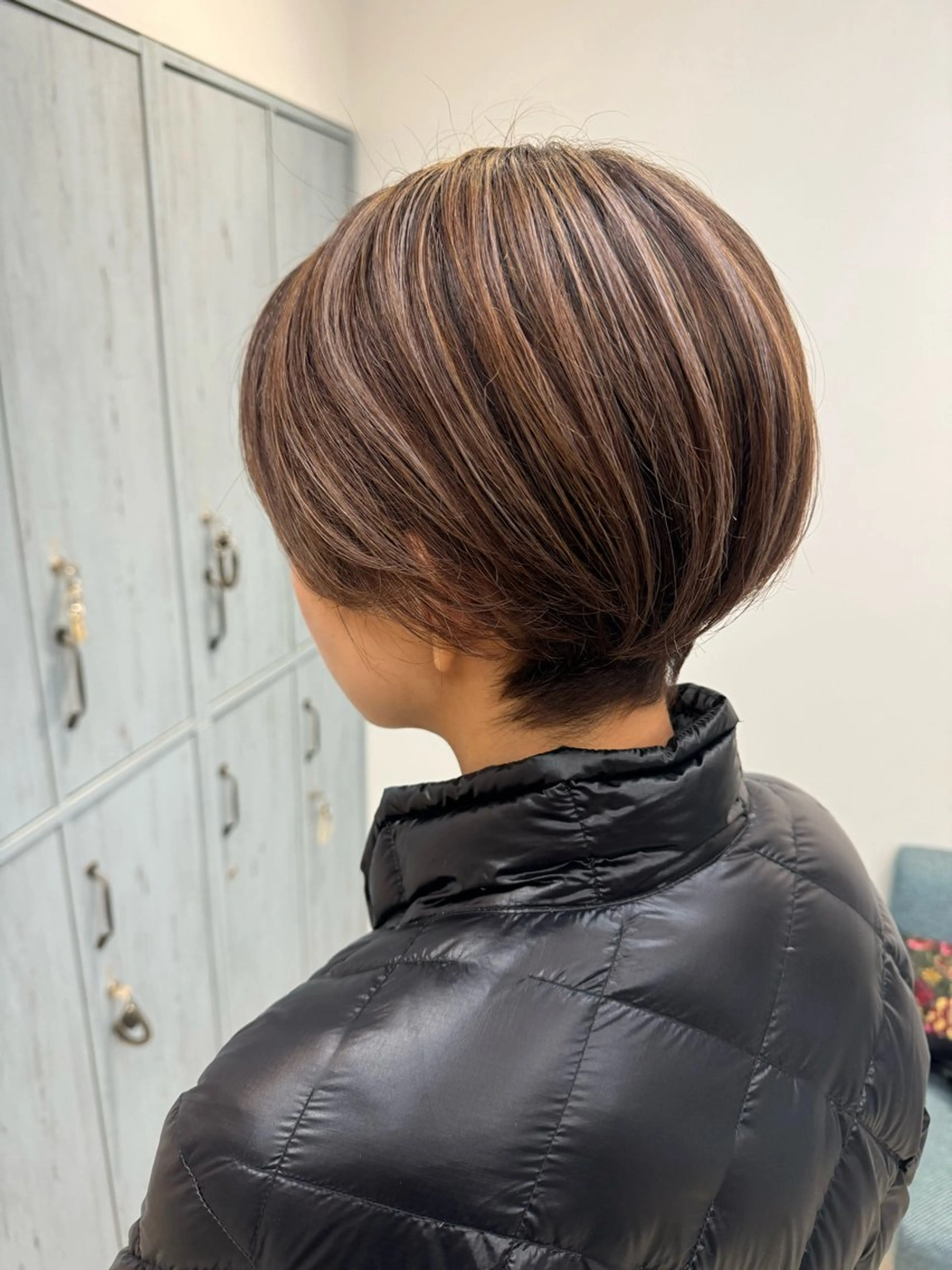 ショート ヘアカラー YUME/ ブリーチ／ハイライトのヘアスタイル