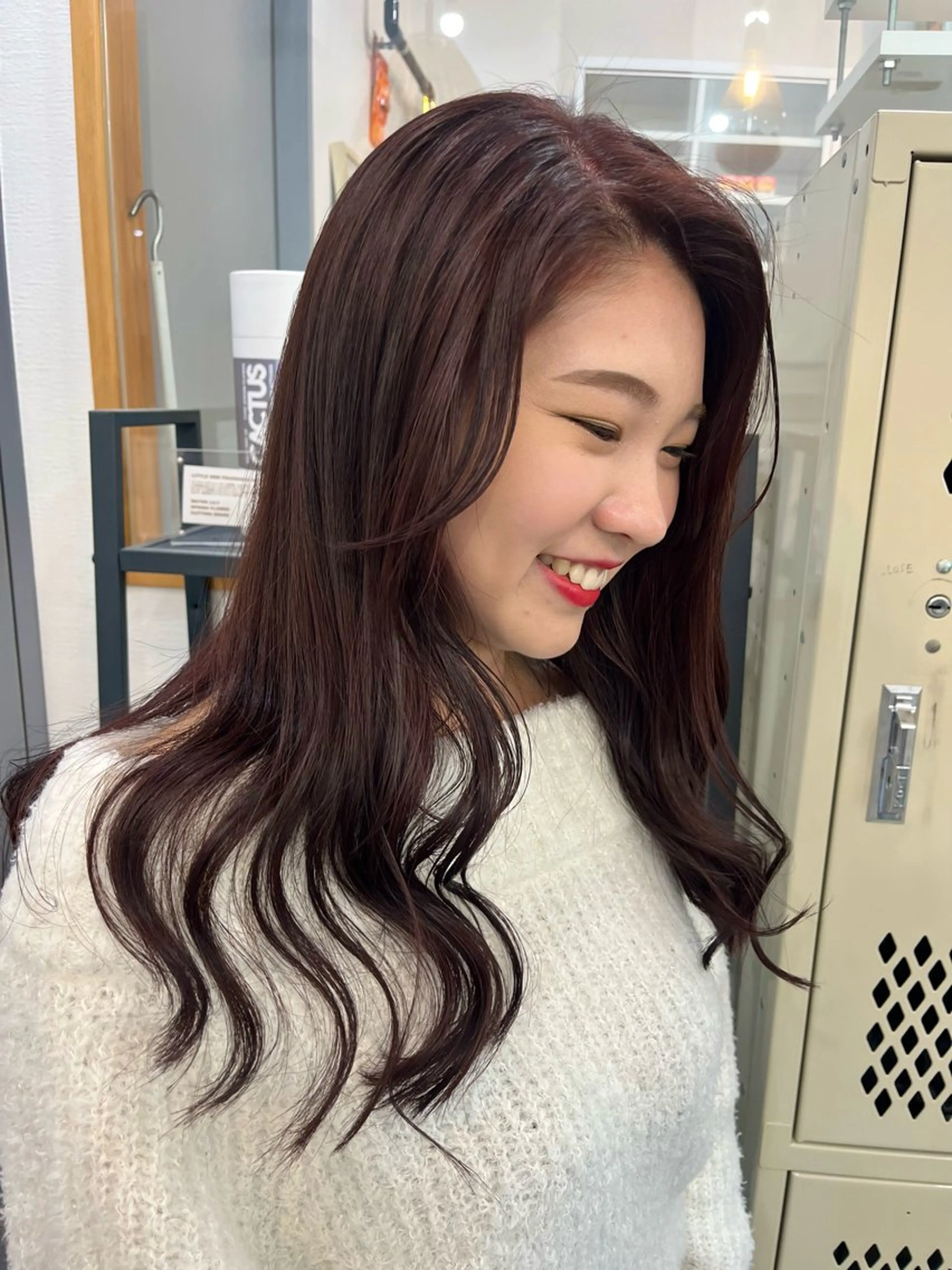 ロング カラー カット ヘアカラー トリートメント 🌼sunc HINAMI🌼のヘアスタイル