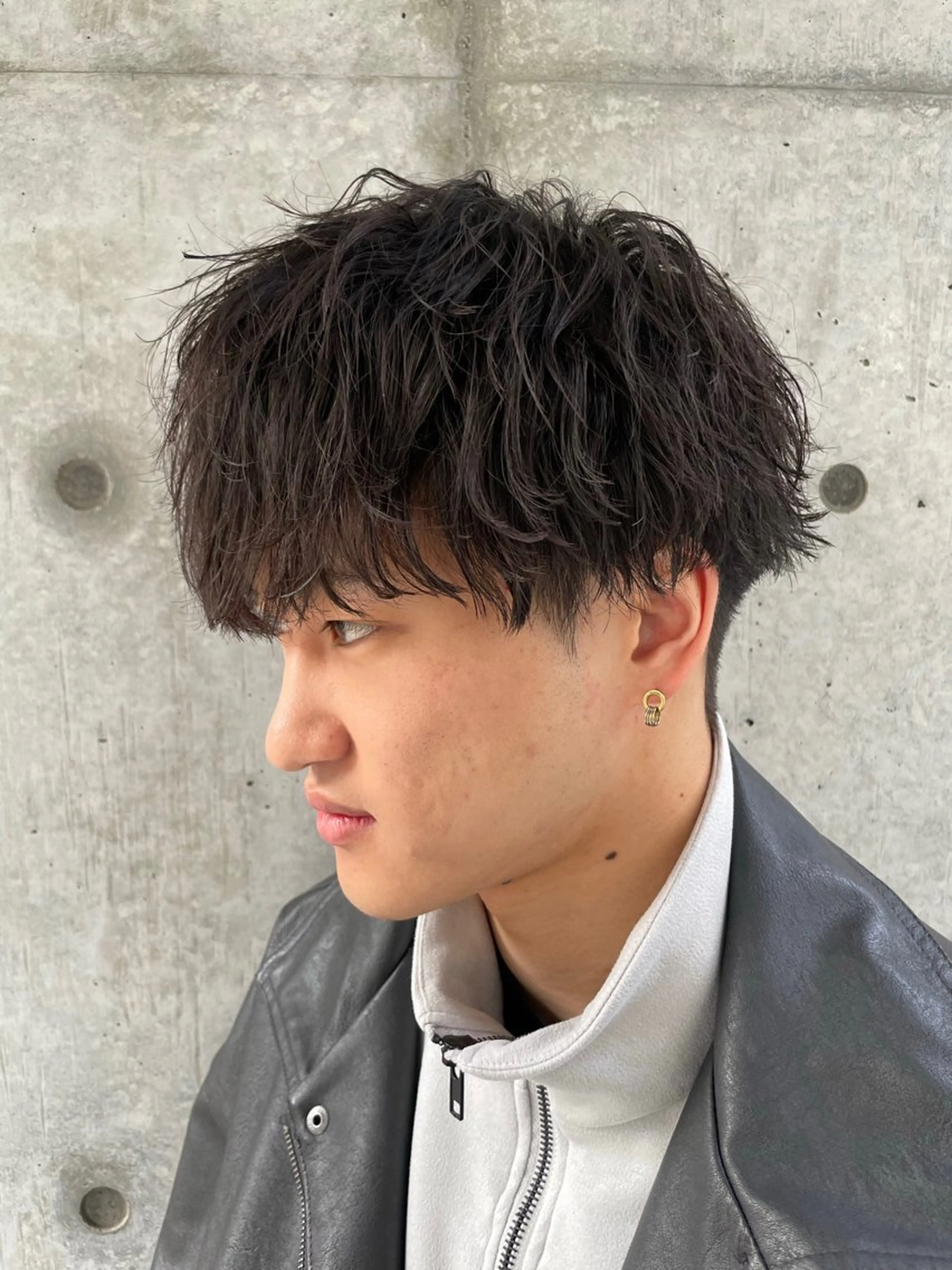 ショート カラー パーマ ヘアアレンジ メンズ キッズ 亀井隆汰/メンズ専門 パーマ特化美容師のヘアスタイル