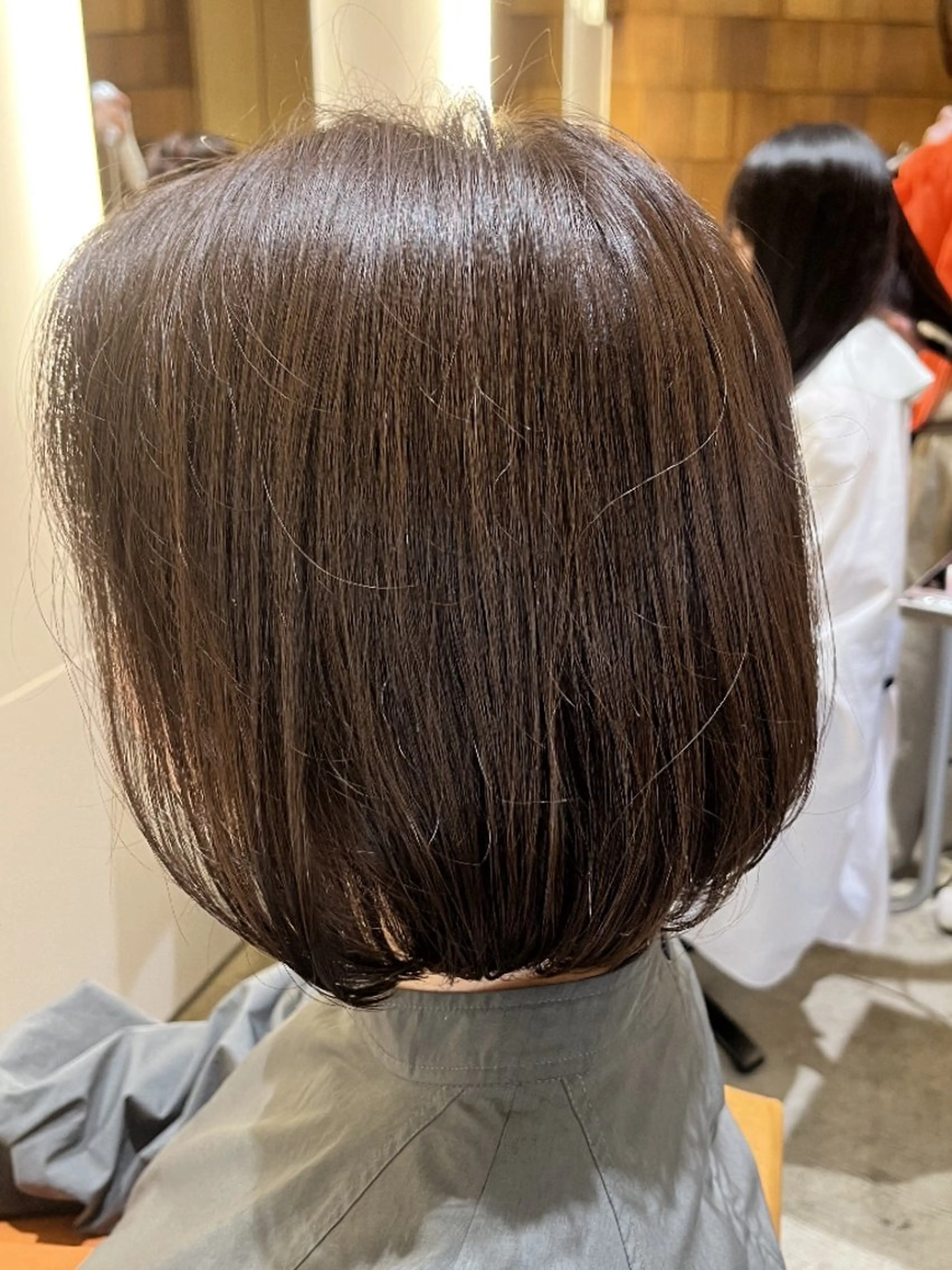 カラー ショート ベージュカラー バイオレットカラー ボブ カット ヘアカラー トリートメント 中野渡 真利那のヘアスタイル