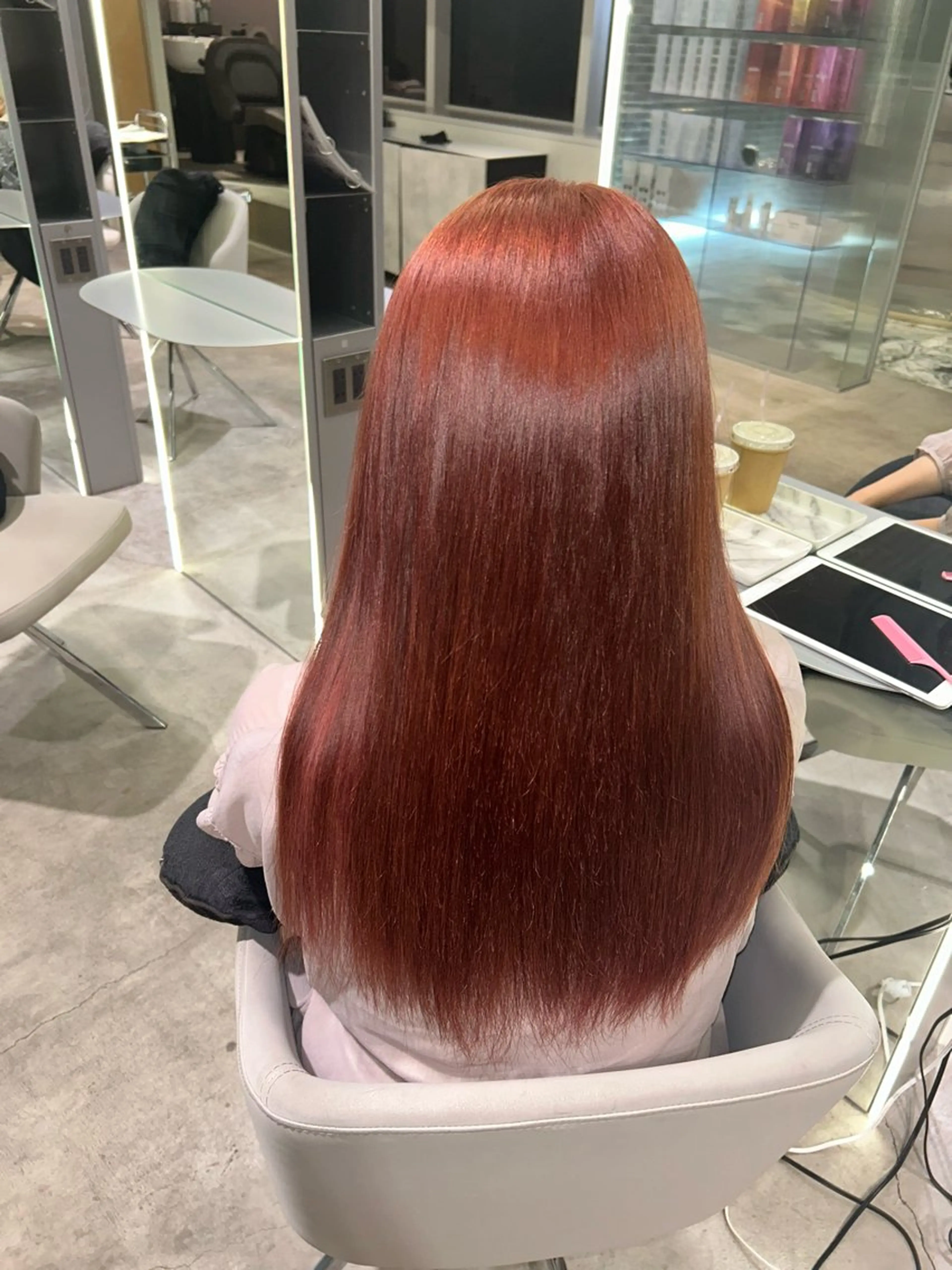 カラー ブリーチ ブラウンカラー ピンクカラー ヘアカラー GEM/名駅 wakanaのヘアスタイル