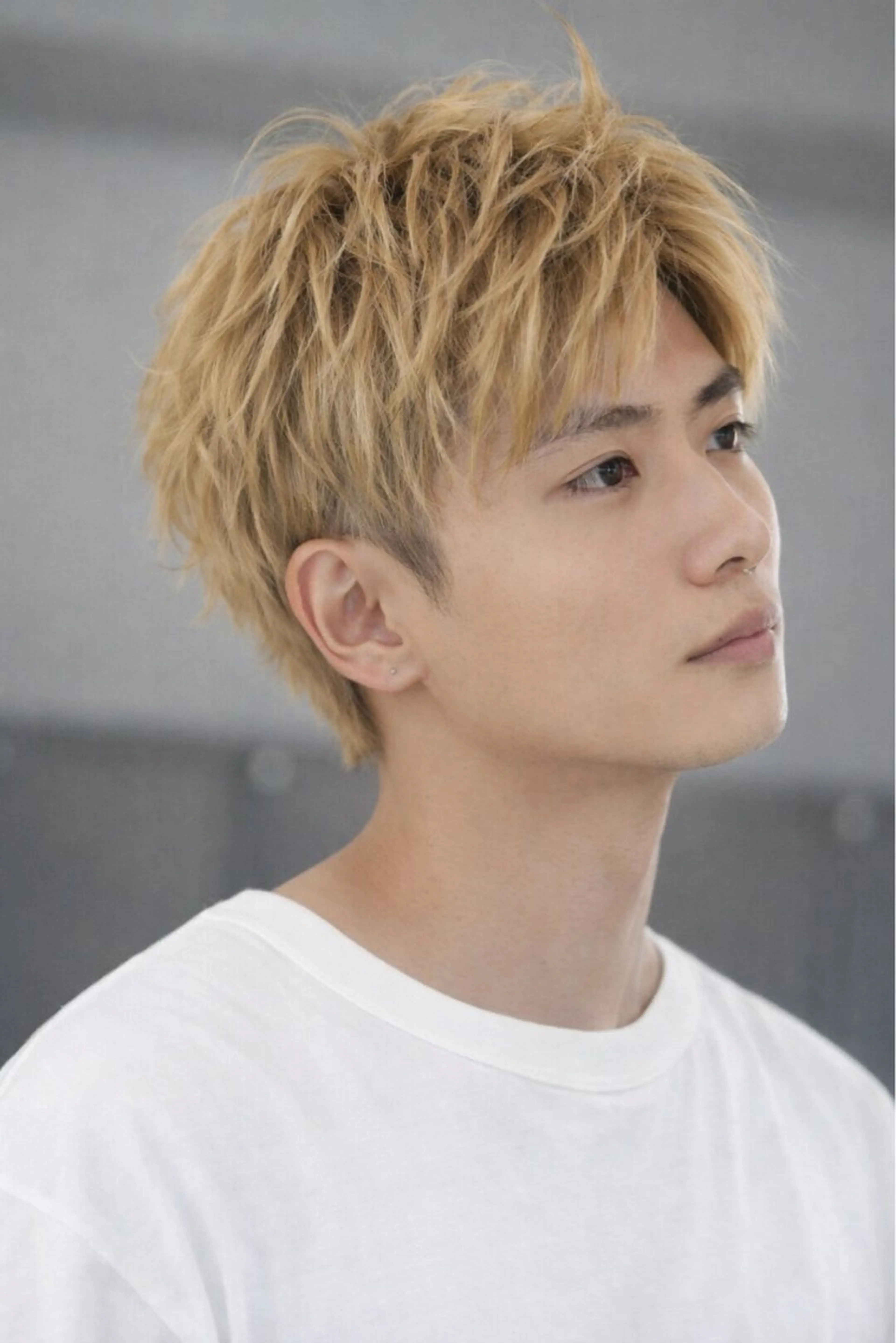 メンズカット＋ナチュラルパーマの写真