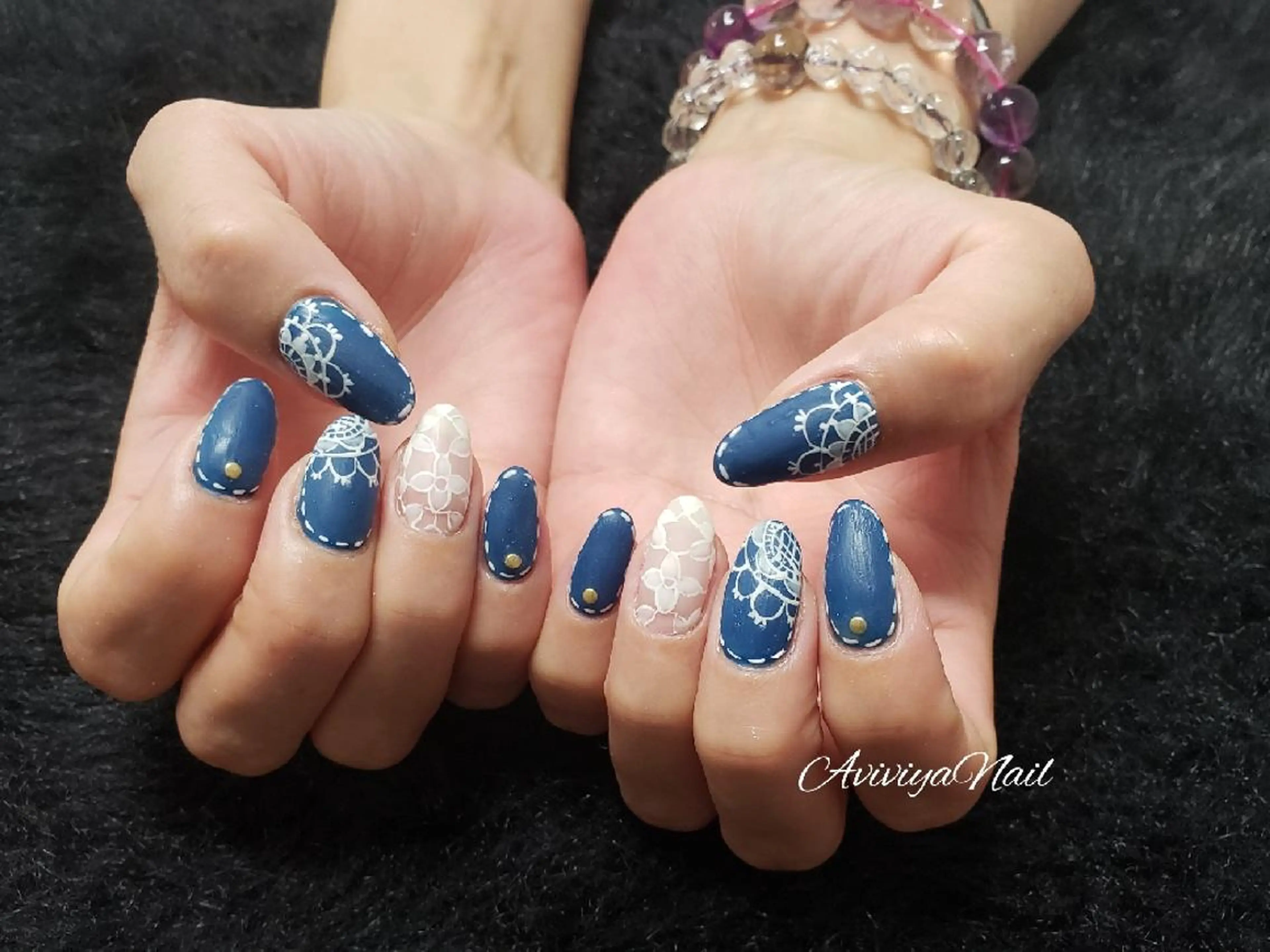 ネイル フラワーネイル マットネイル AviviyaNail所属・kubo ayaのネイルデザイン