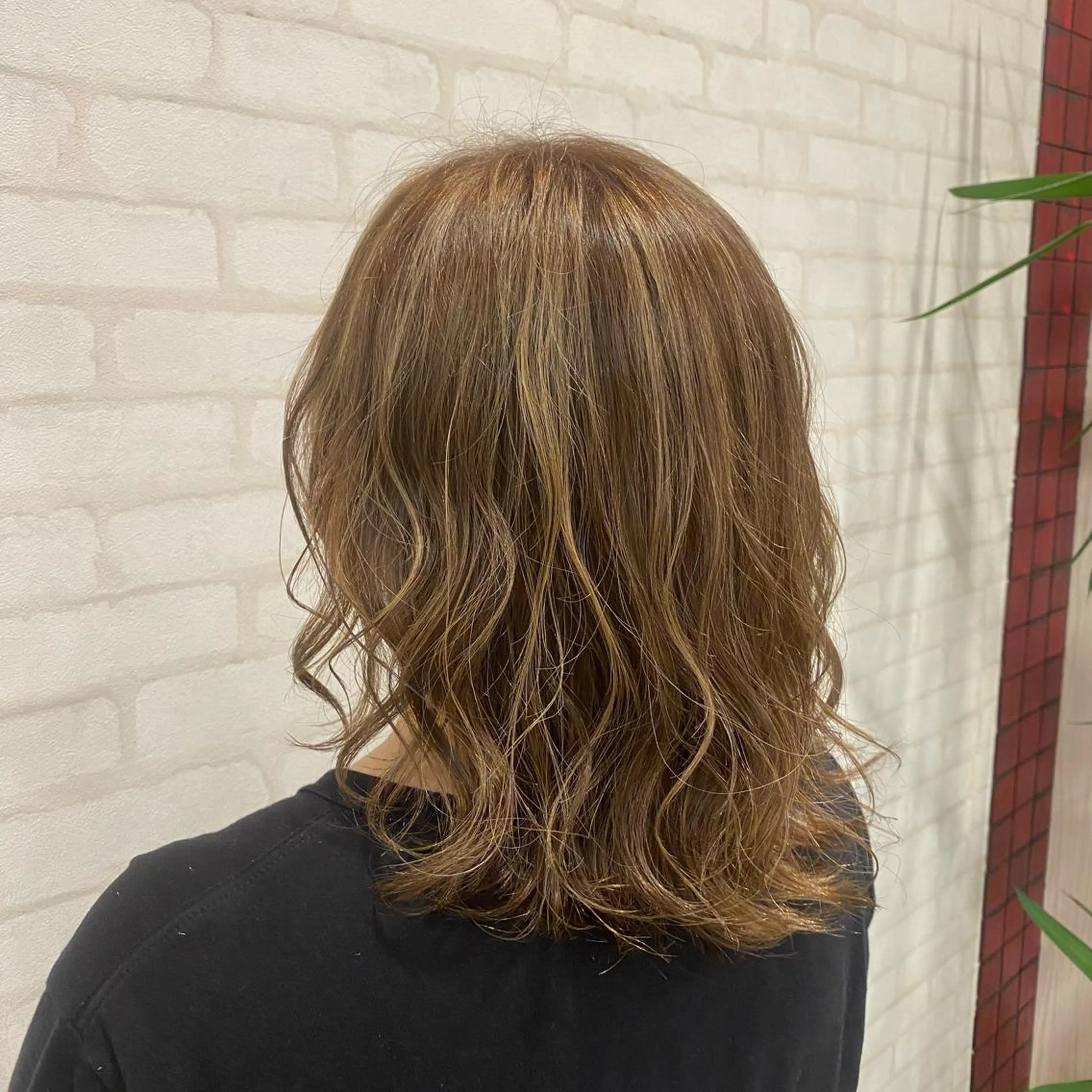 ミディアム カラー パーマ ヘアアレンジ ノンダメージサロンBonheur銀座並木通り店所属・ULTOWA/銀座 ERIのヘアスタイル