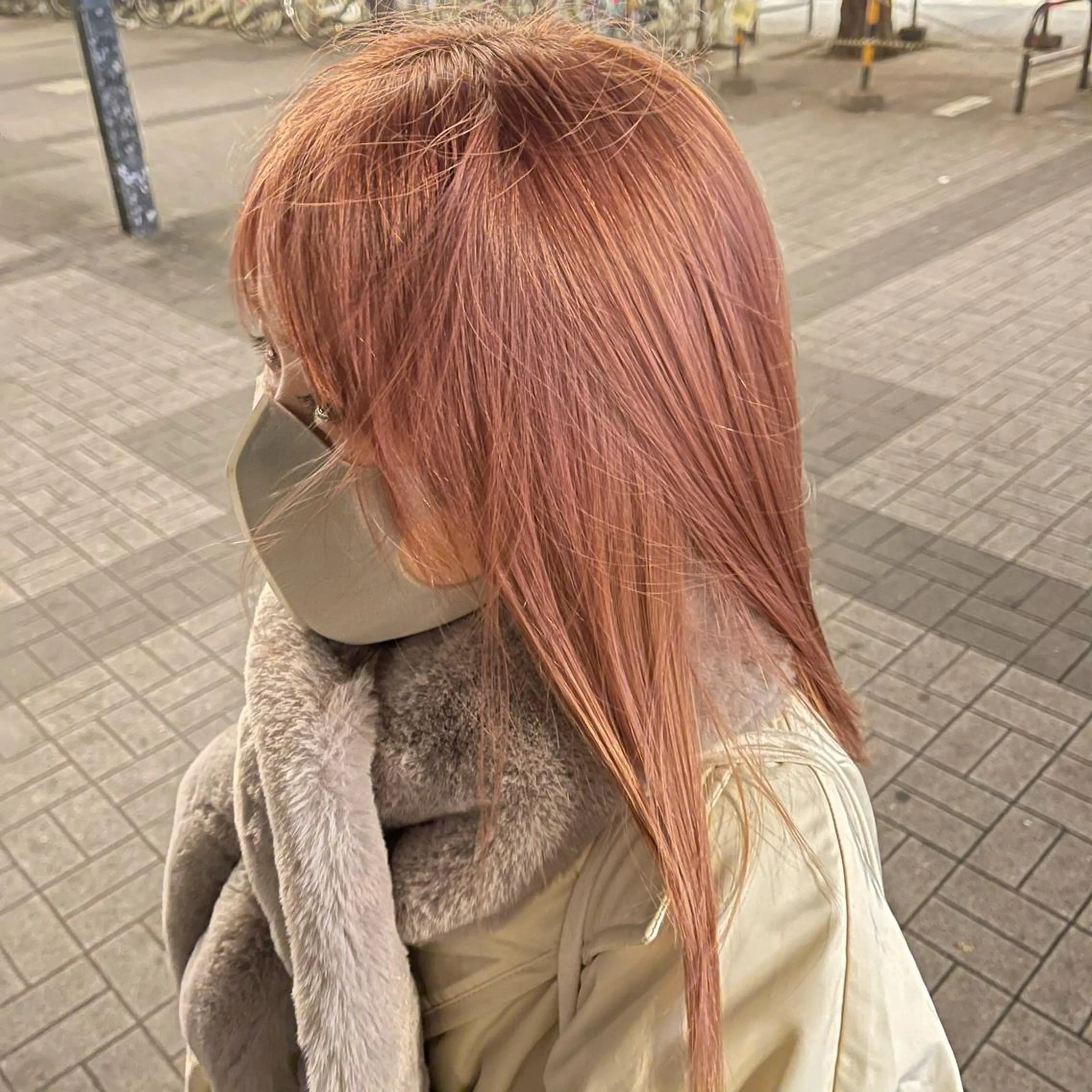 セミロング カット ヘアカラー トリートメント ワンホンヘア ケラチン/Kaitoのヘアスタイル