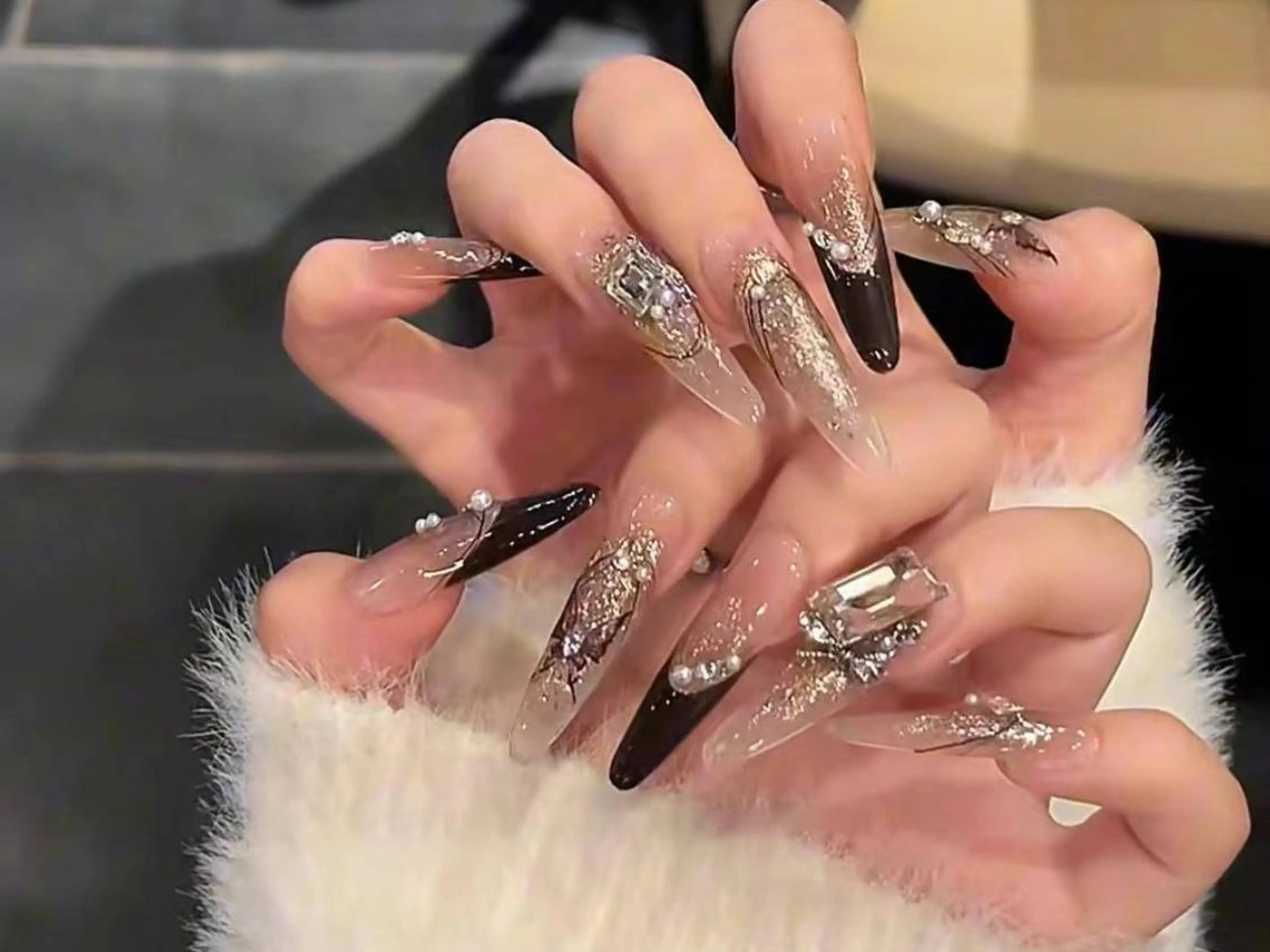 ネイル 長さ出し ジェルネイル 韓国ネイル 持ち込み パラジェル ハンドネイル ハンドケア Hana Bloom Nail💜Akiのネイルデザイン