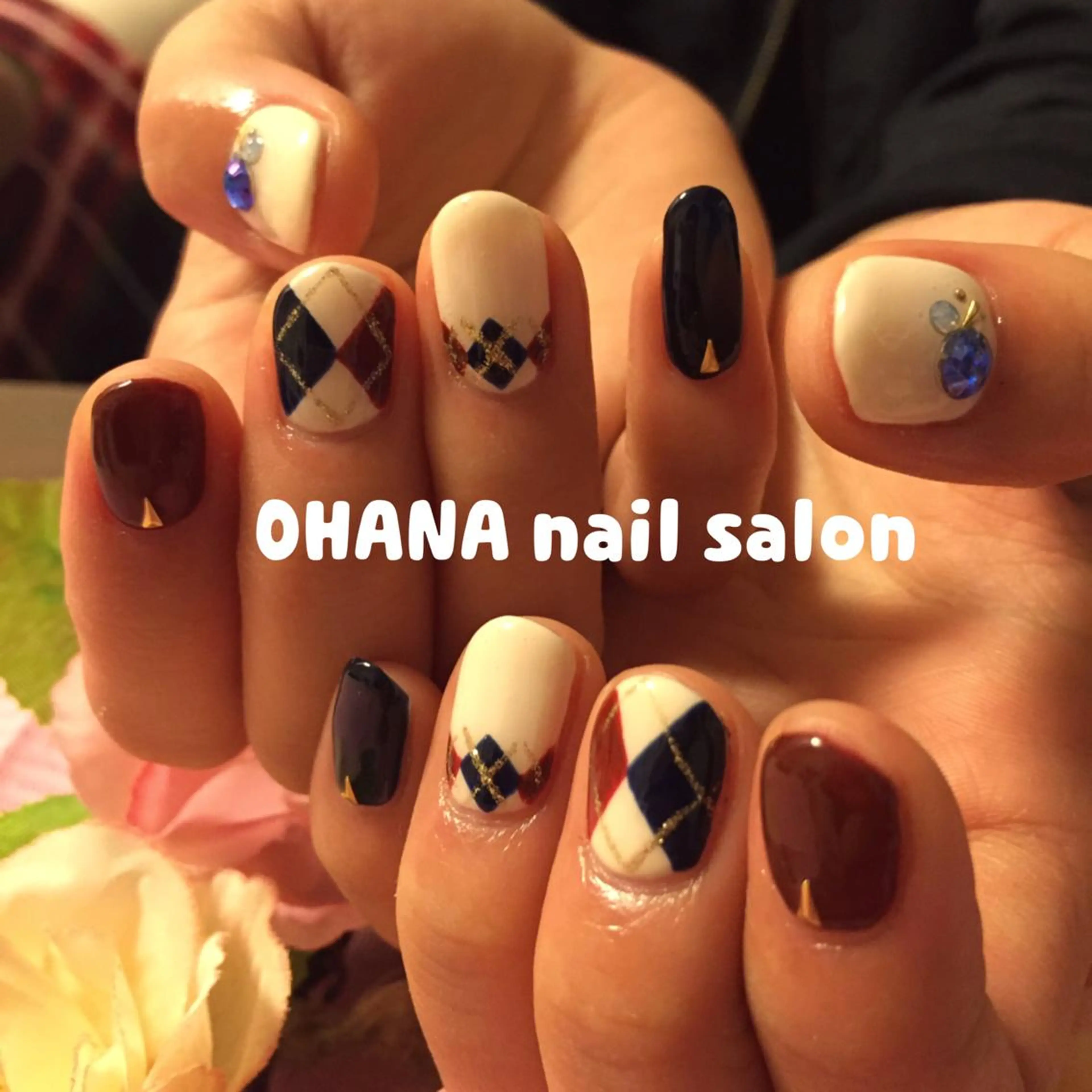 ネイル ジェルネイル 冬ネイル 那覇🏝️台湾人 ネイリストSHIUのネイルデザイン