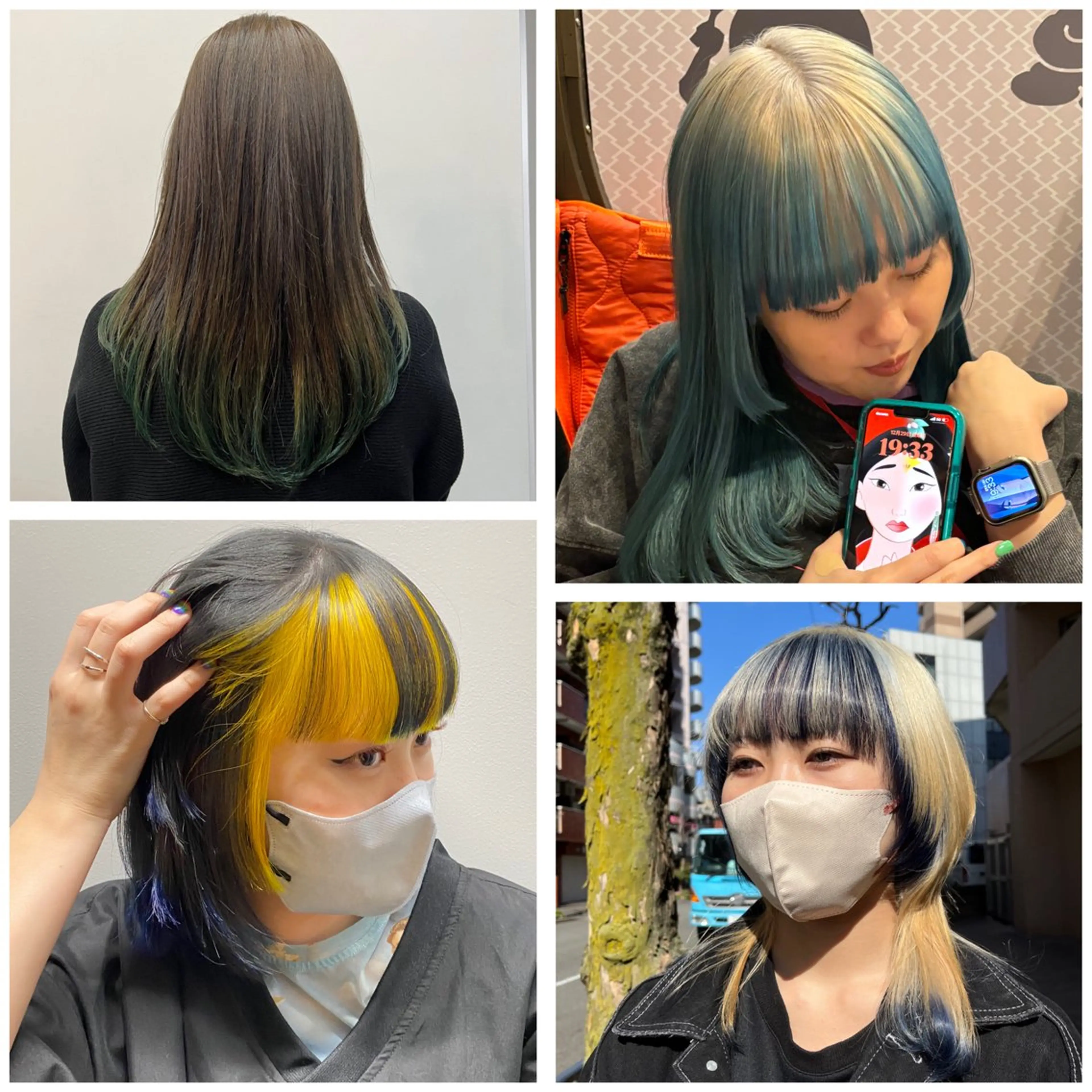 カラー デザインカラー ヘアカラー ROCCO east MIYOのヘアスタイル