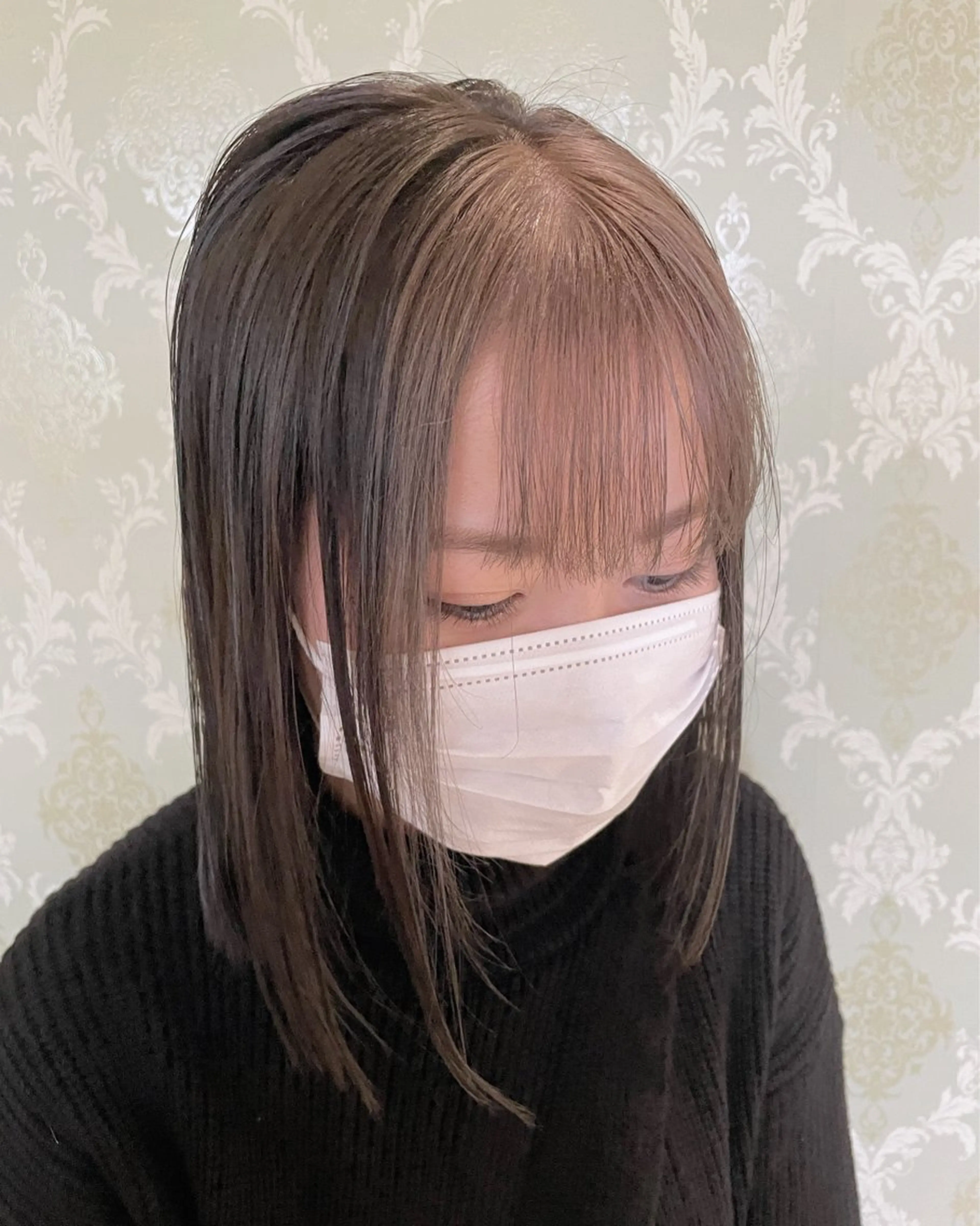 ミディアム EARTH/A与次郎店所属・EARTH✂️ 榎谷吏織のヘアスタイル