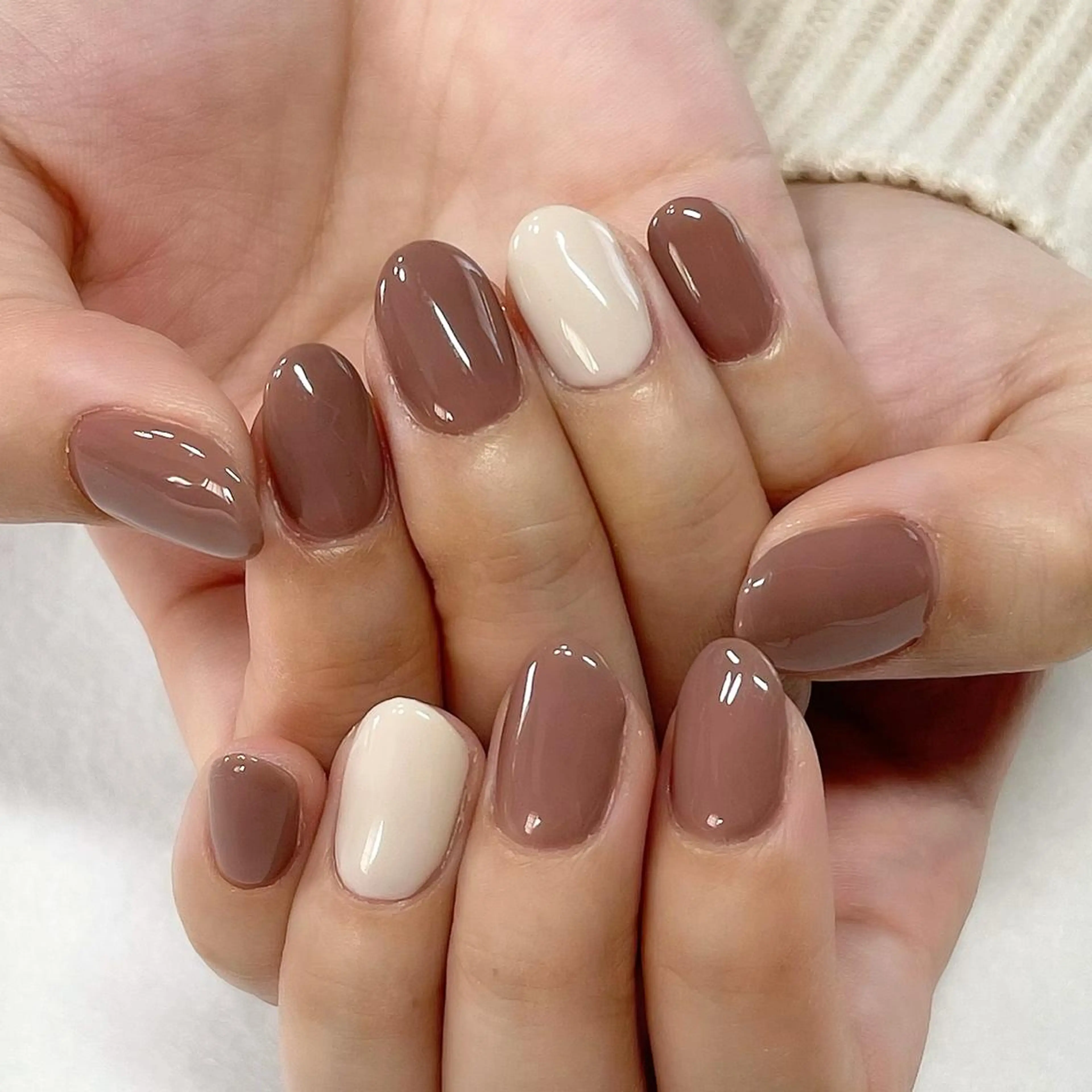 ネイル ワンカラーネイル 東 千夏のネイルデザイン