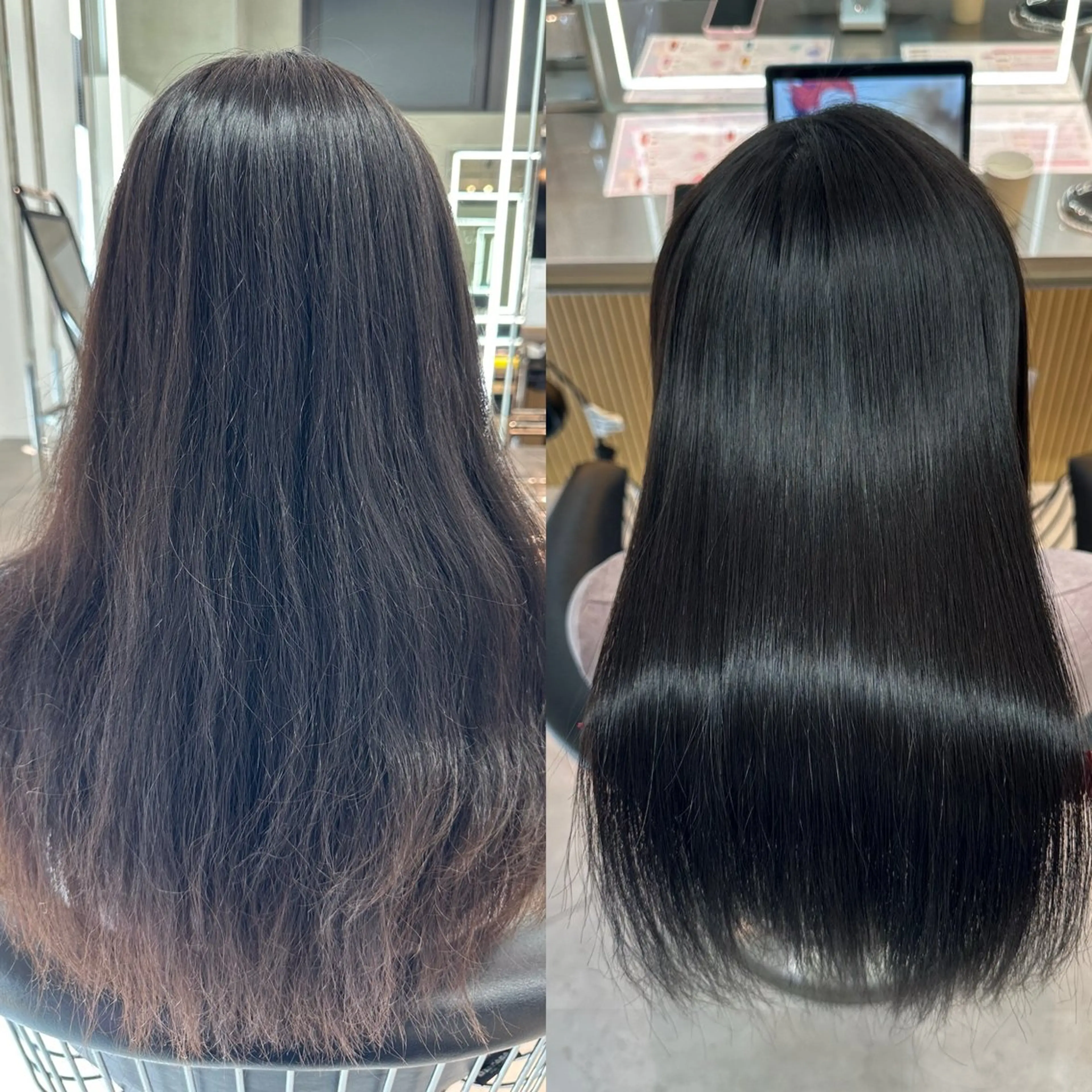 ロング カット ヘアカラー 縮毛矯正 トリートメント ✨髪質改善特化✨副 店長椎葉信乃介のヘアスタイル