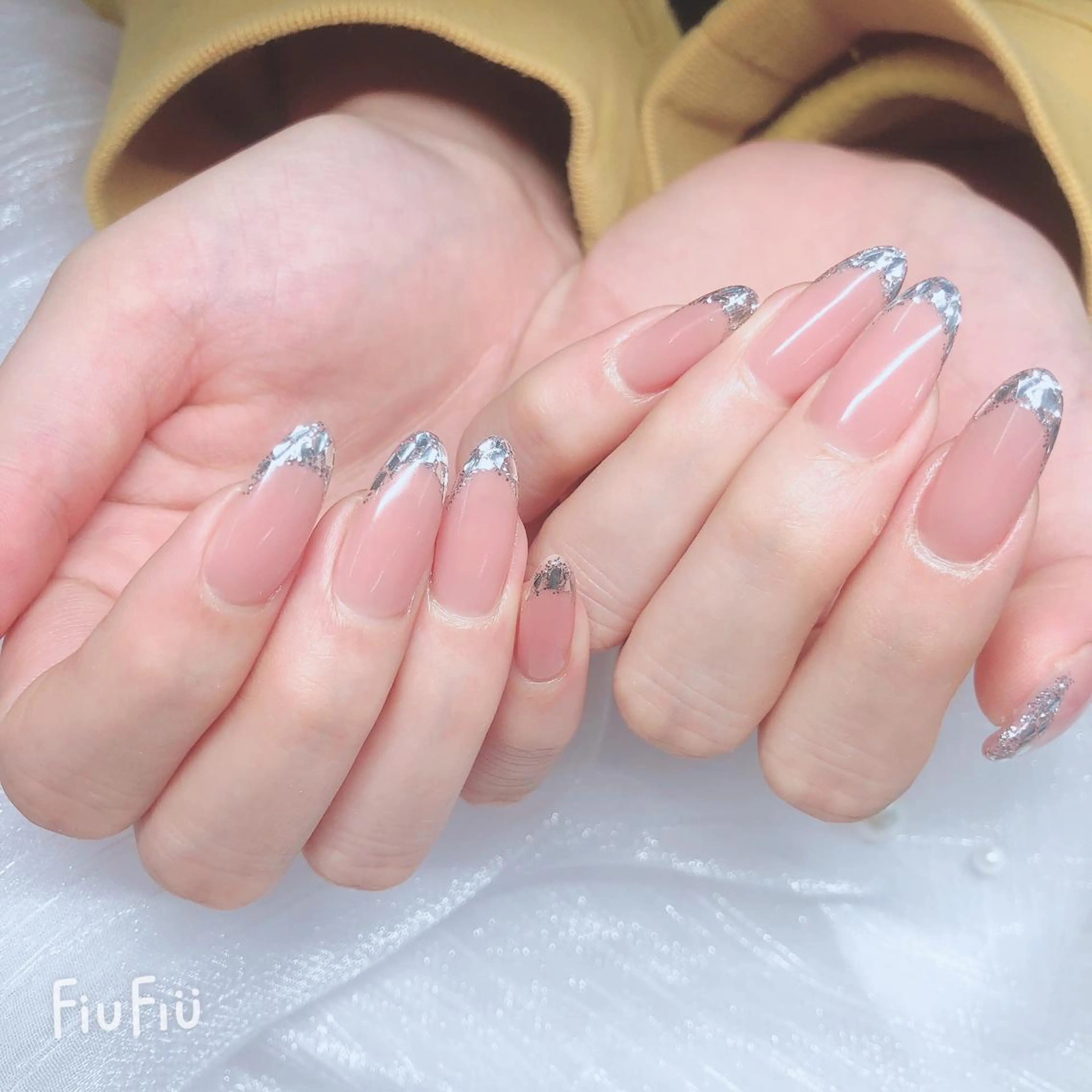 ネイル ハンドネイル ハンドケア ハク キのネイルデザイン