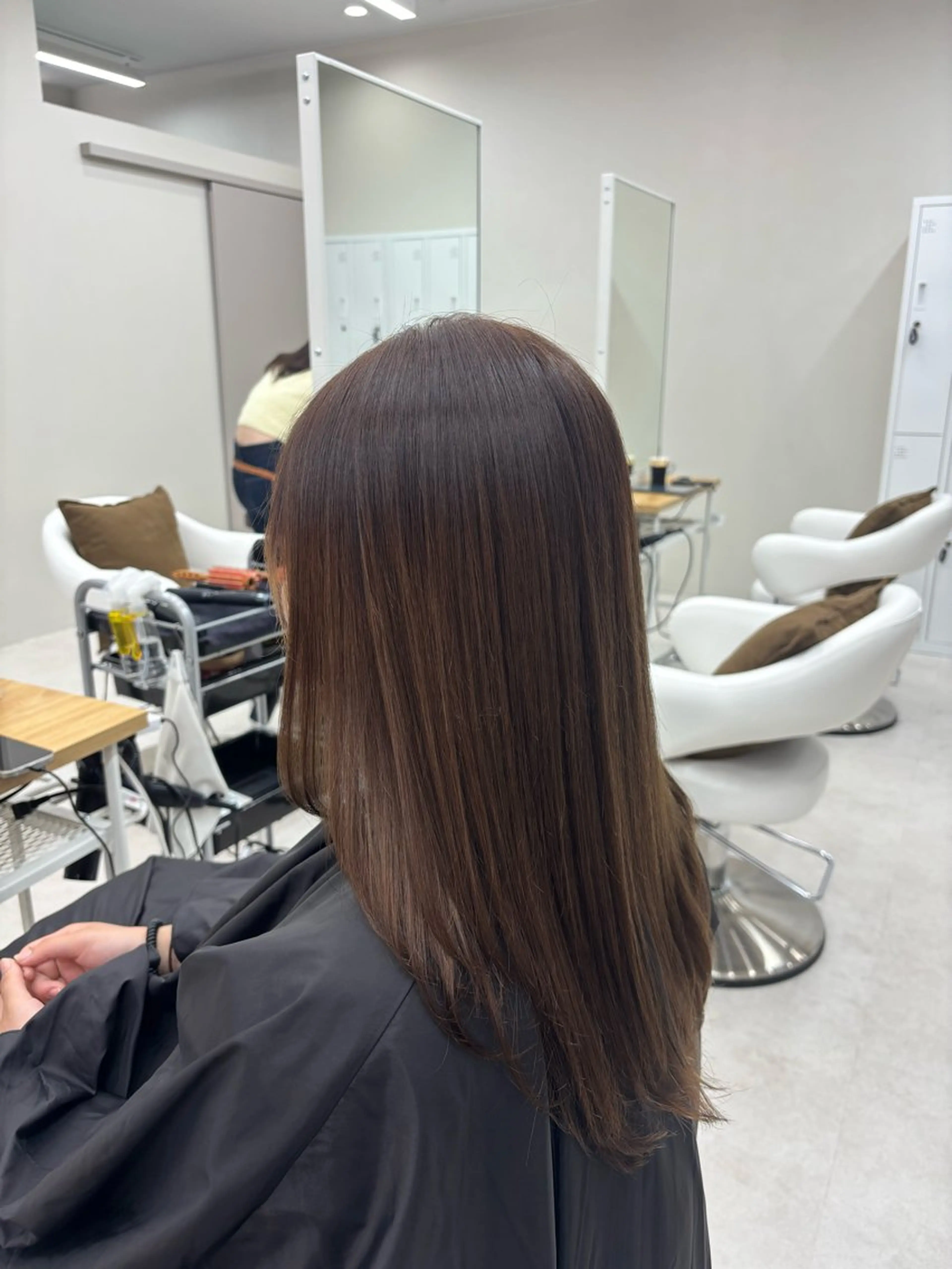 セミロング ヘアカラー トリートメント ヘアセット 𝗆𝗂𝗒𝗎 🐈‍⬛🎀のヘアスタイル