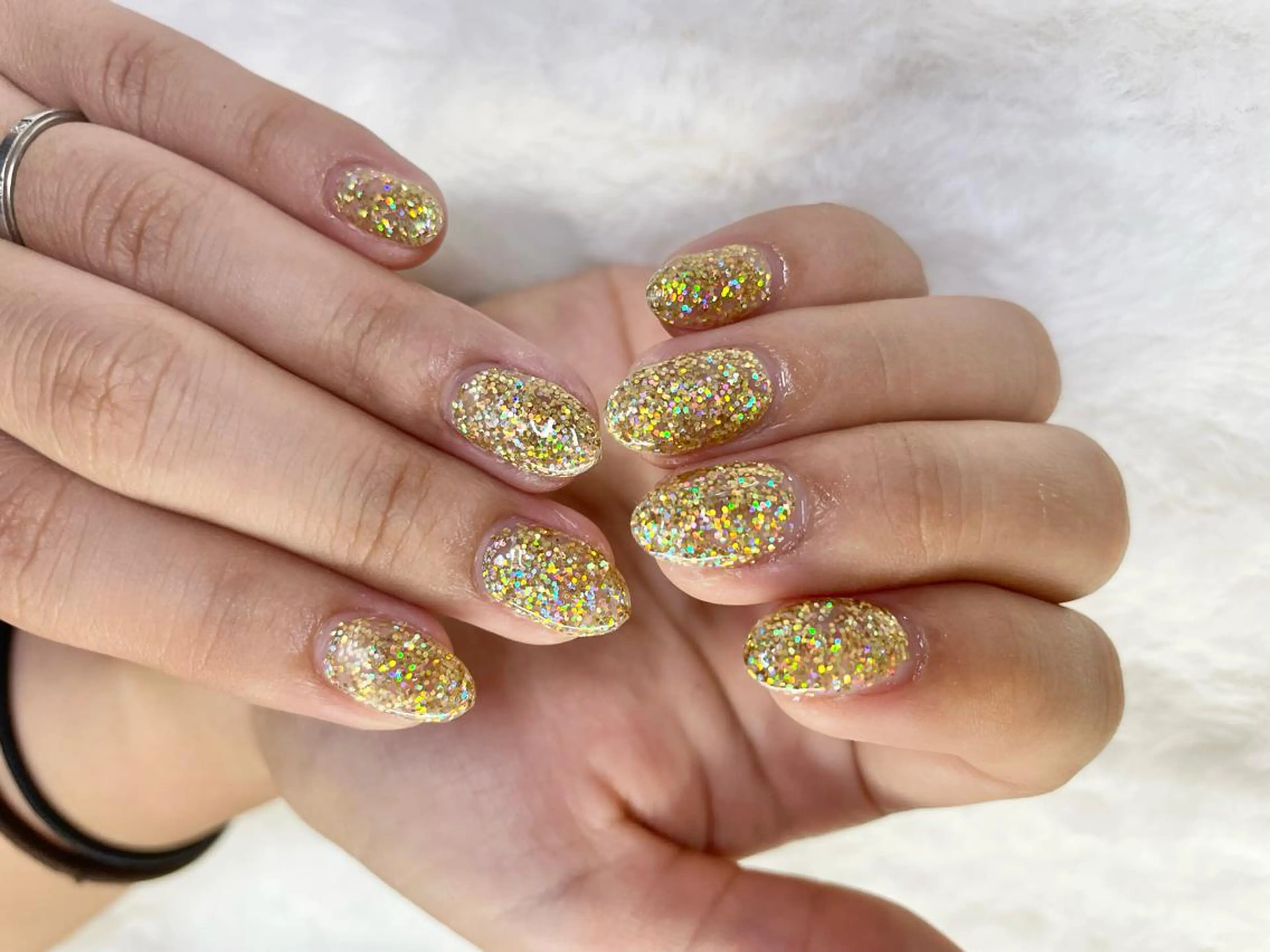 ネイル ラメ(グリッター) ワンカラーネイル Y's nailのネイルデザイン