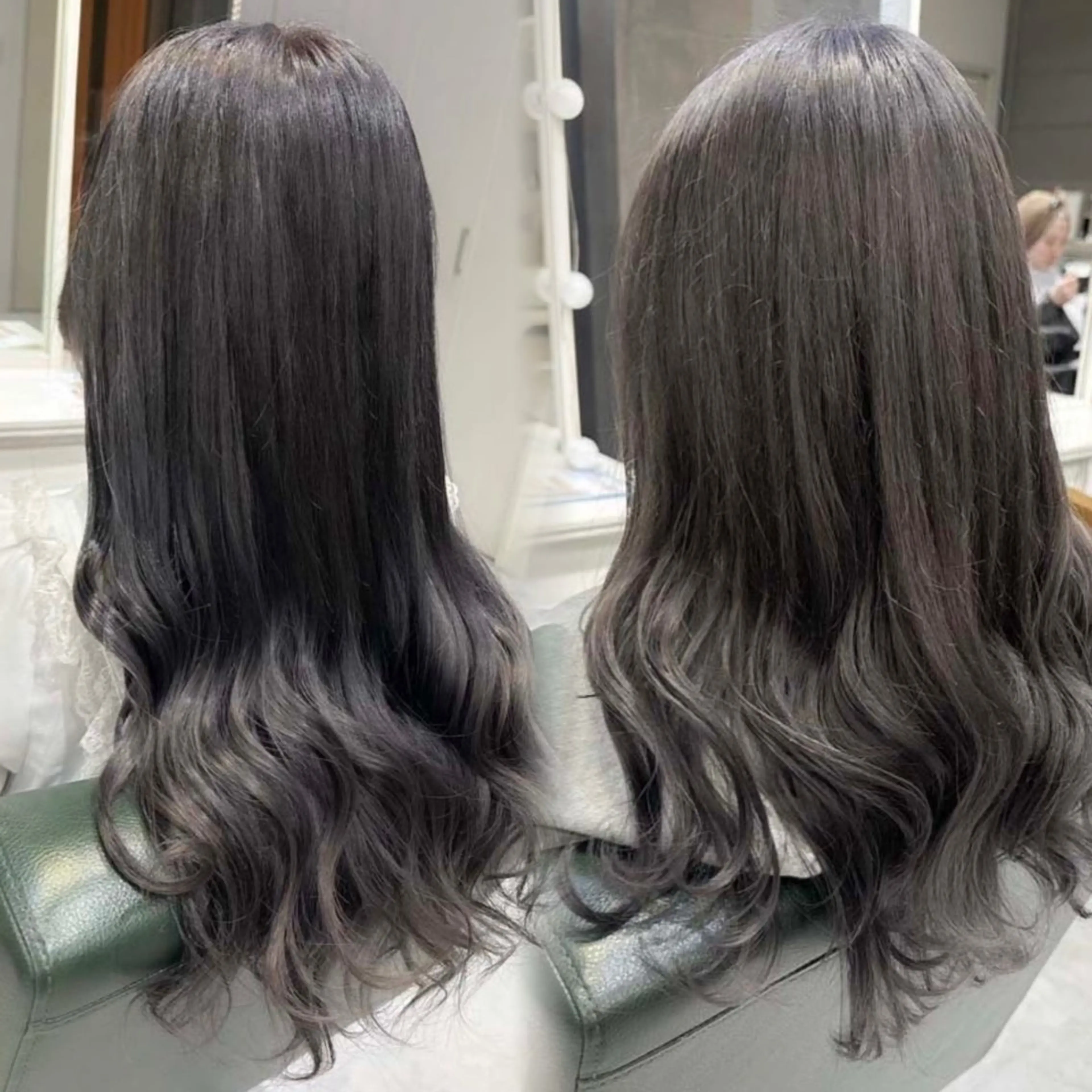 🧊ブリーチなしで透明感！🧊フルカラー＋うる艶トリートメントの写真