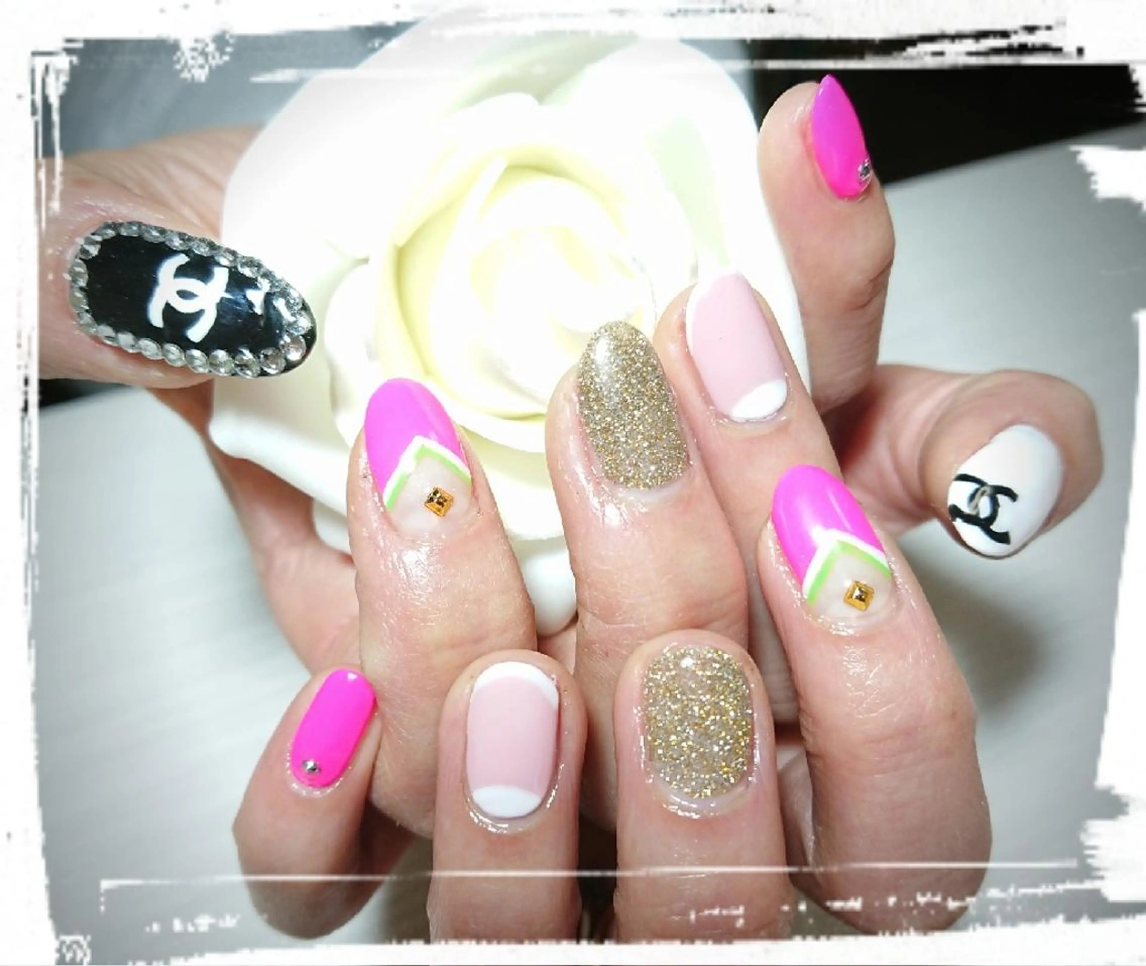 ネイル ハンドネイル 林 珠里のネイルデザイン